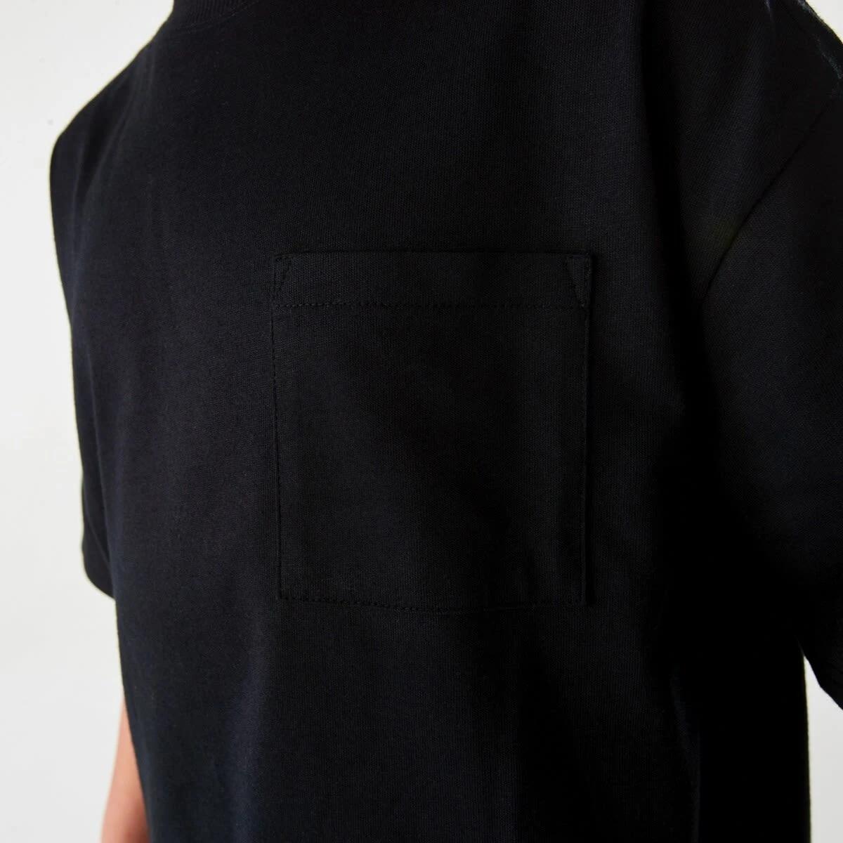 4 Short Sleeve Oversized T-shirt Black, 4 of 9
