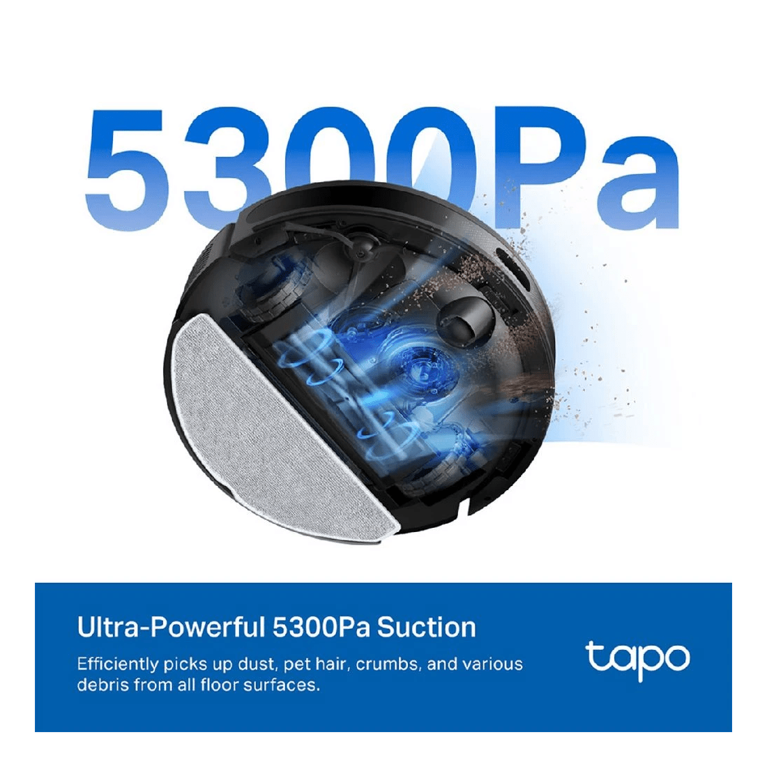 5 Tapo RV30 Max Plus Hyper Suction Robot Vacuum and Mop, 5 of 10