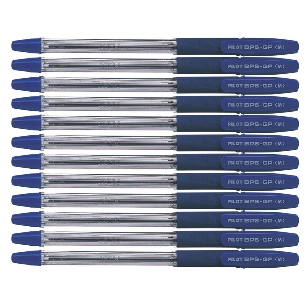 2 PILOT BPS-GP Ballpoint Pen 1.0mm Blue 12 Pack, 2 of 2