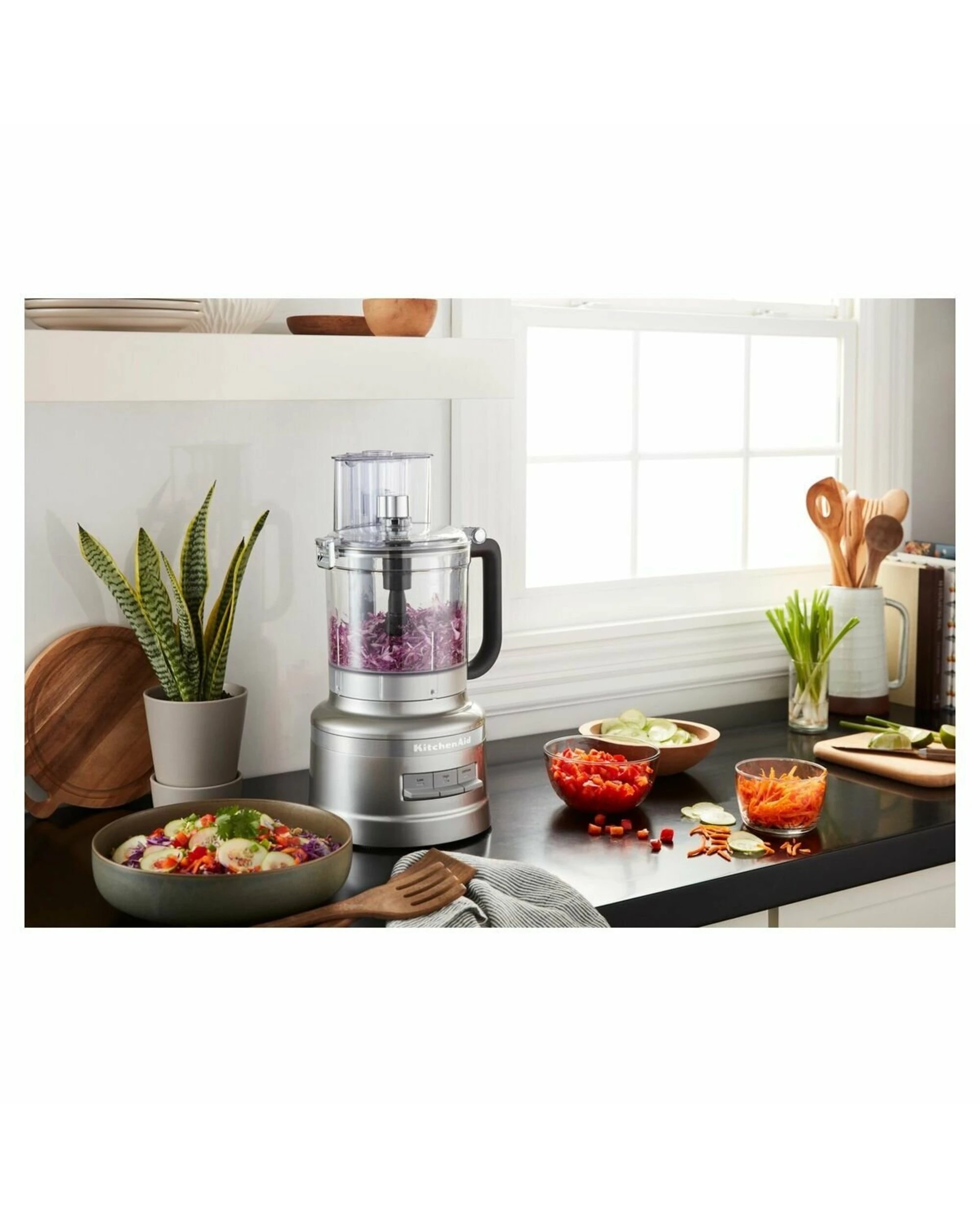 2 KitchenAid 13-Cup Food Processor - Contour Silver, 2 of 3