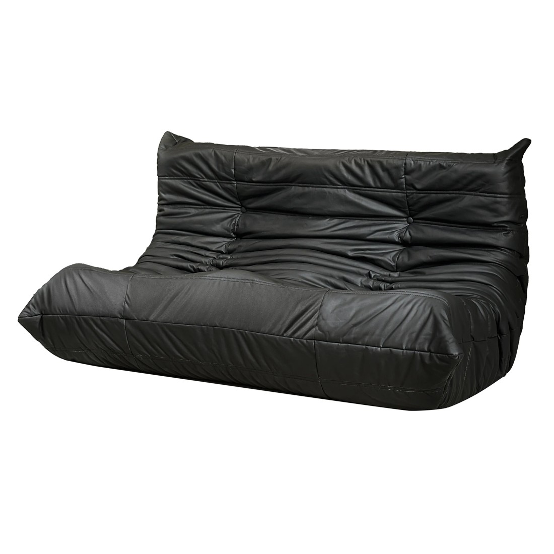 1 Levede Caterpilar Sofa 2 Seater - Black, 1 of 6