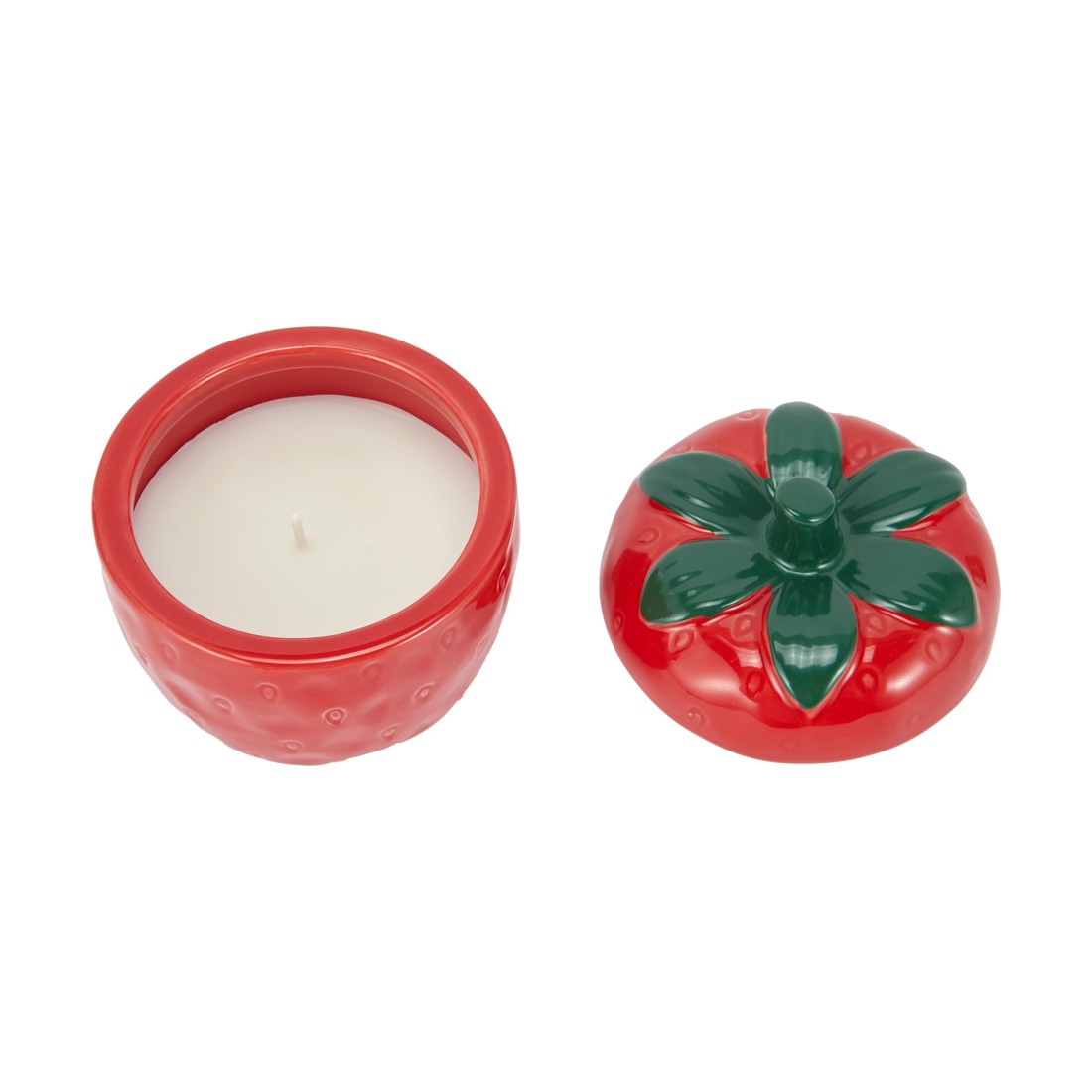 5 Ceramic Strawberry Candle, 5 of 5