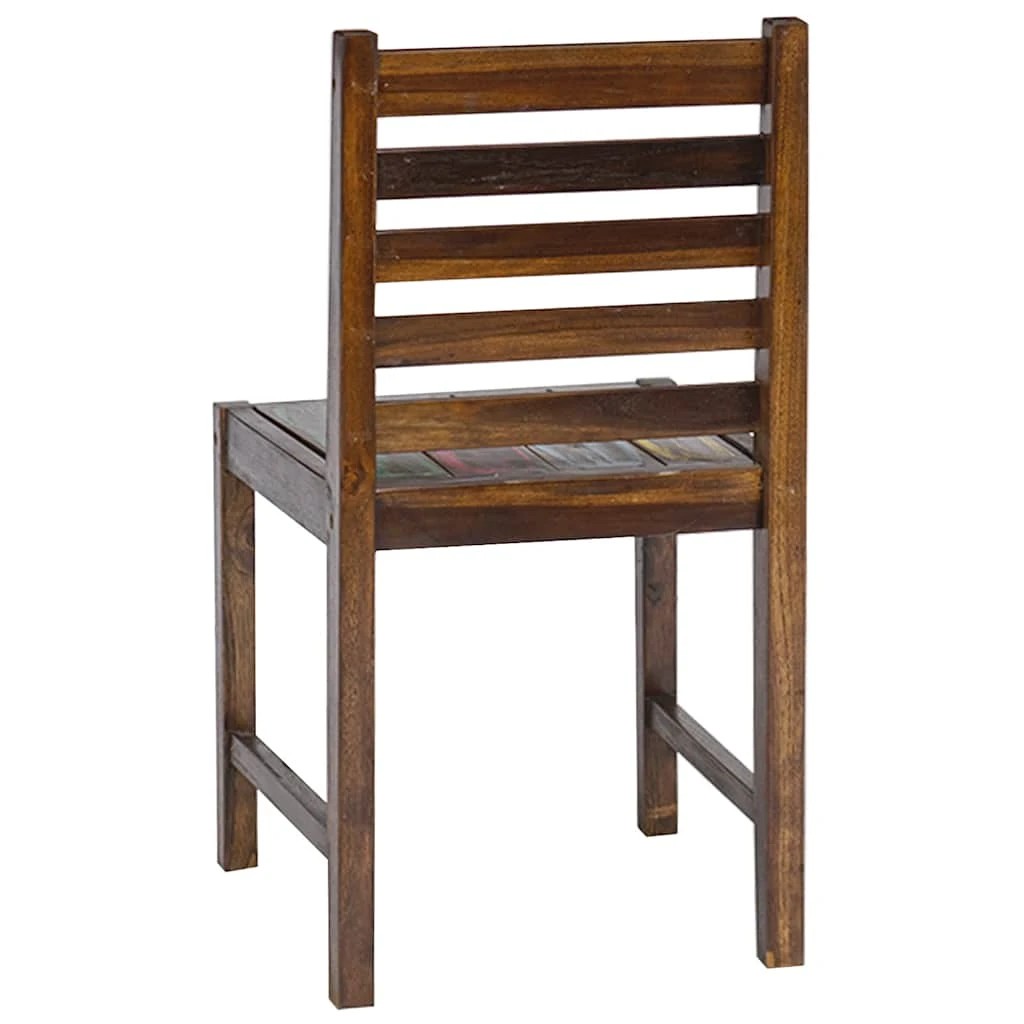 5 Vidaxl Dining Chairs 2 Pcs Solid Reclaimed Wood - Multi, 5 of 10