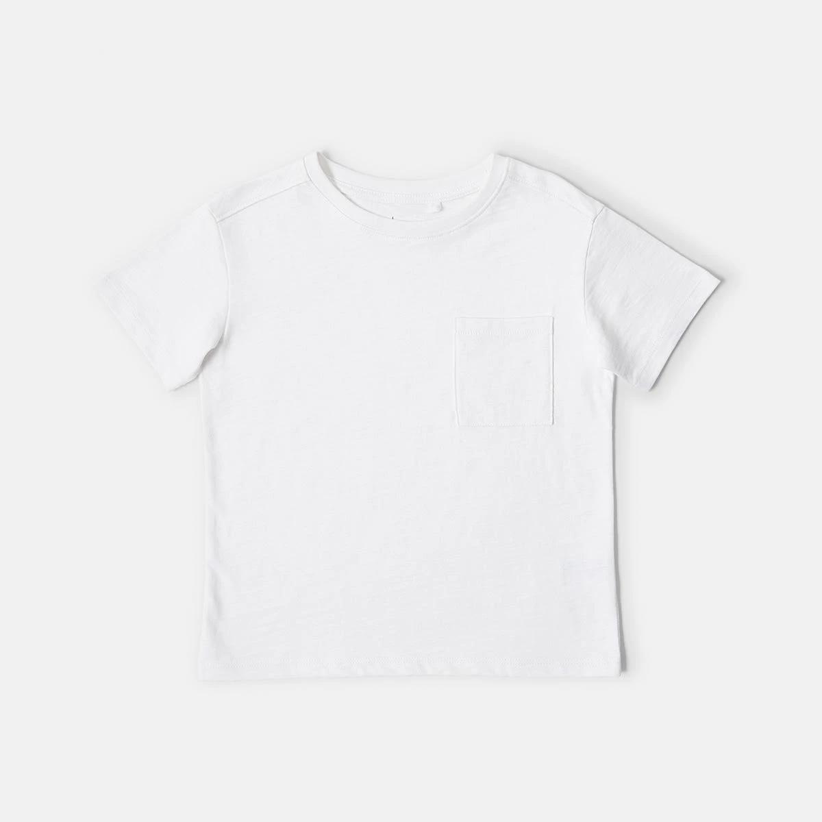 7 Plain Cotton T-shirt White, 7 of 8