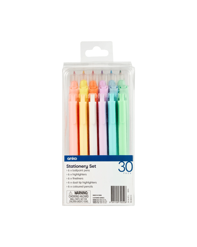 30 Pack Stationery