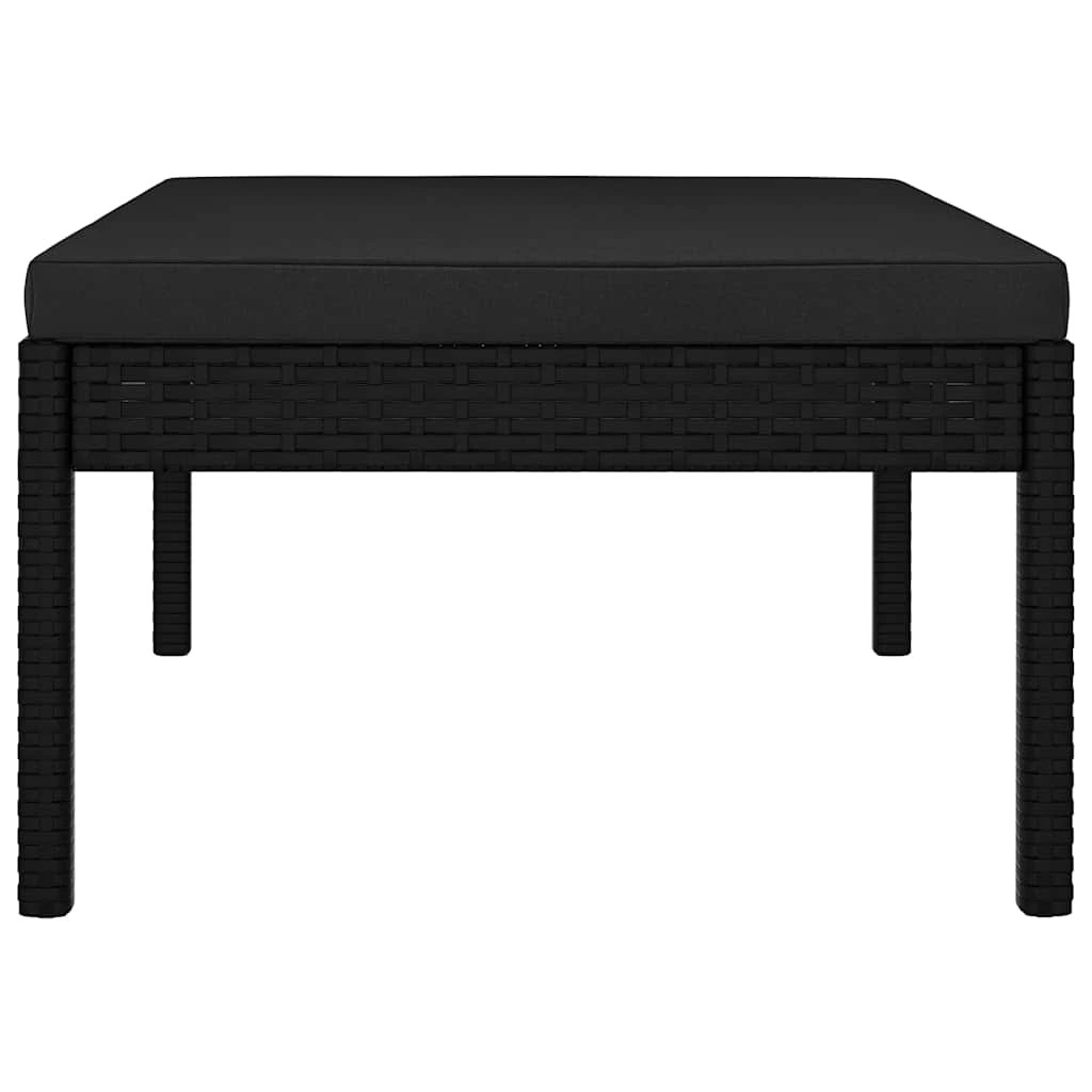 7 vidaXL Garden sofa Removable Covers - Black, 7 of 9