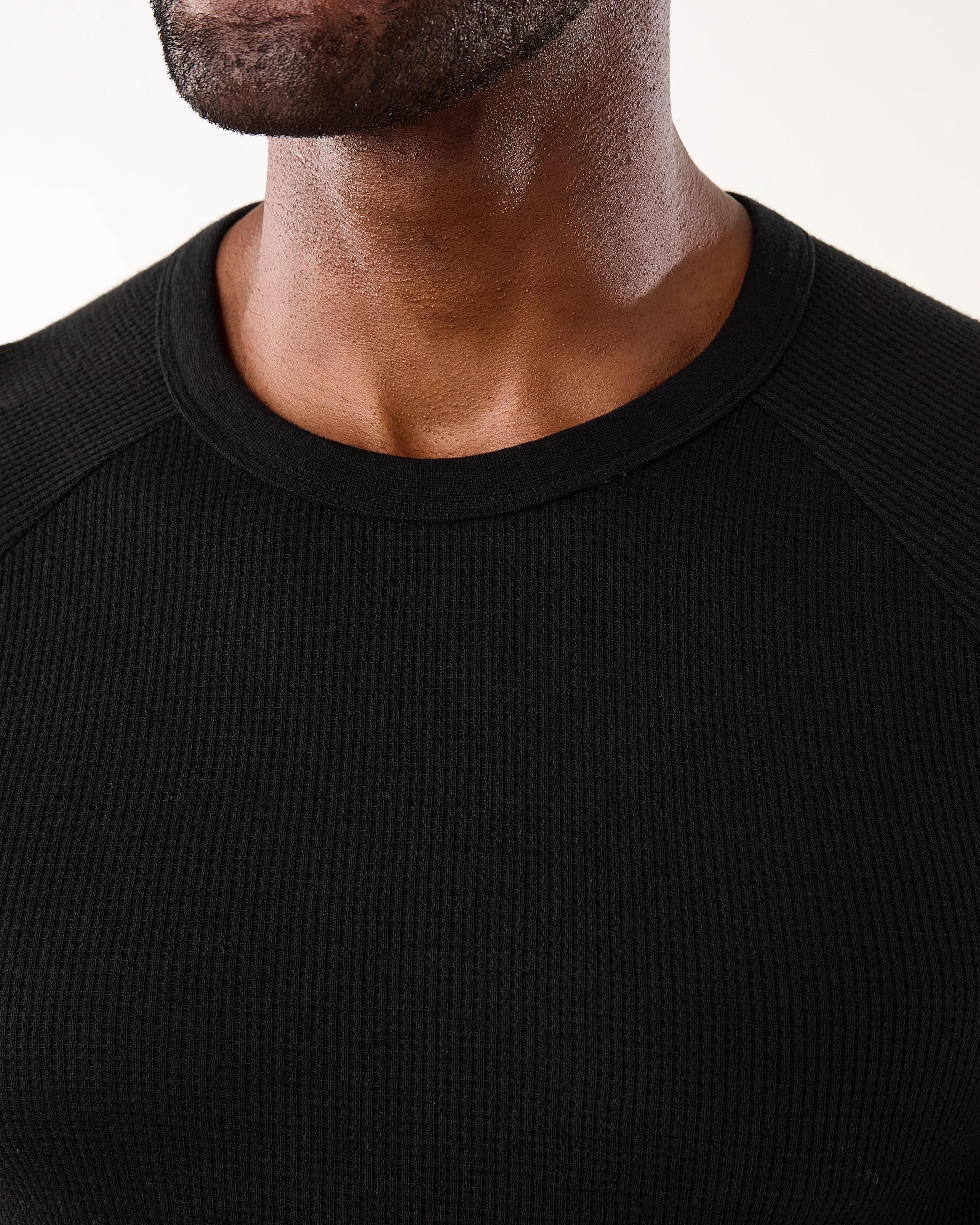 4 Short Sleeve Thermal Top Black, 4 of 4