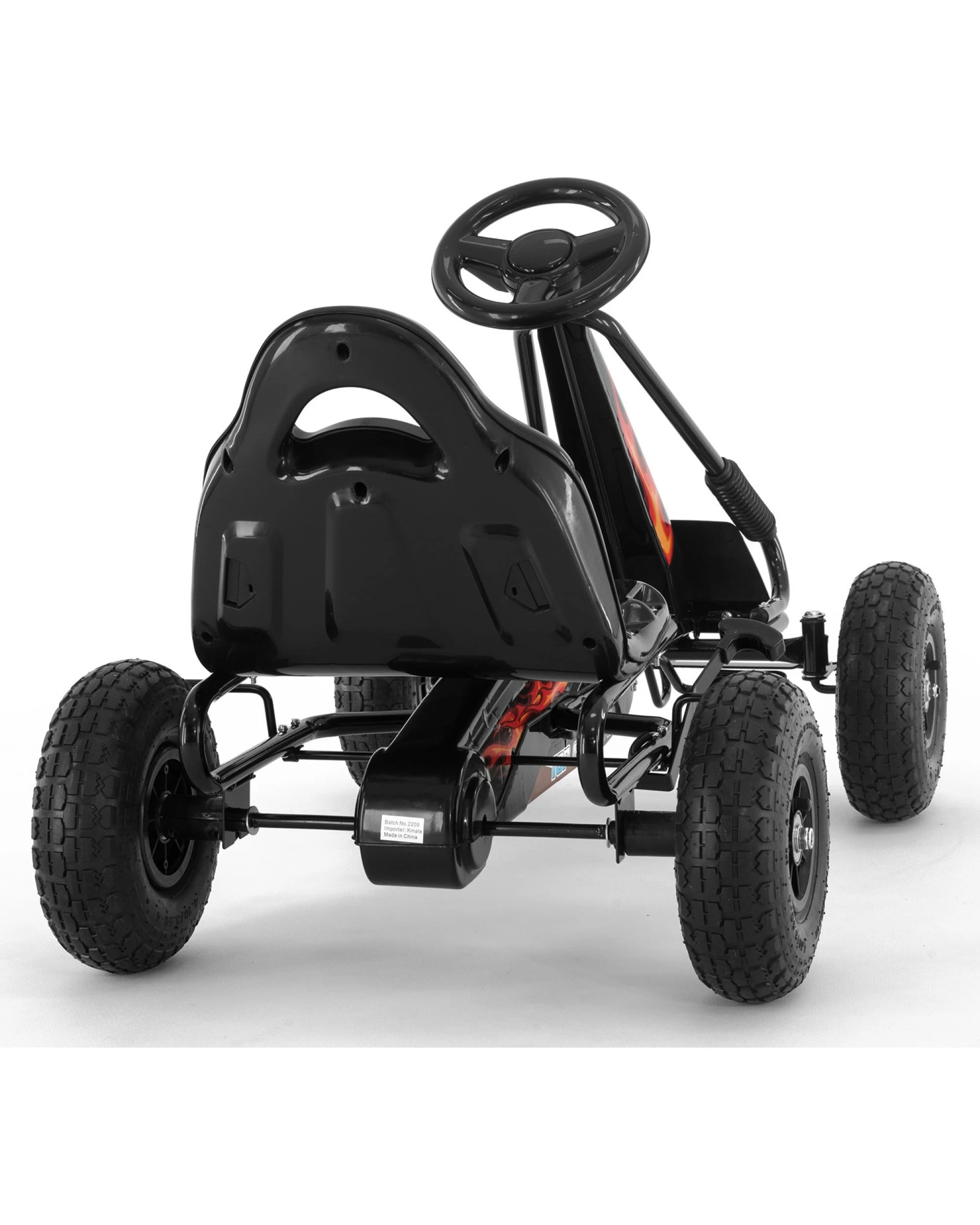 8 Kahuna G95 Kids Ride On Pedal-Powered Go Kart - Black, 8 of 9