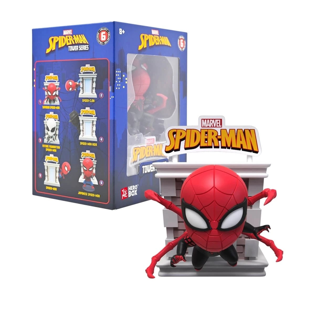 8 YuMe HeroBox Marvel Spider-Man Tower Series Action Figure - Assorted, 8 of 10