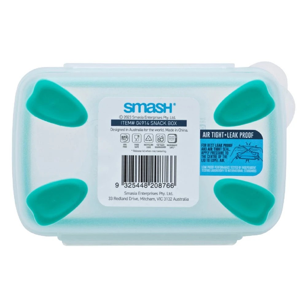 3 Smash Leakproof Snack Box Green, 3 of 4