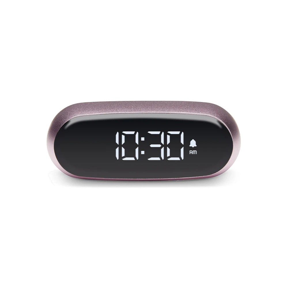 1 Lexon Minut Mini Alarm Clock - Pink - Pink, 1 of 5