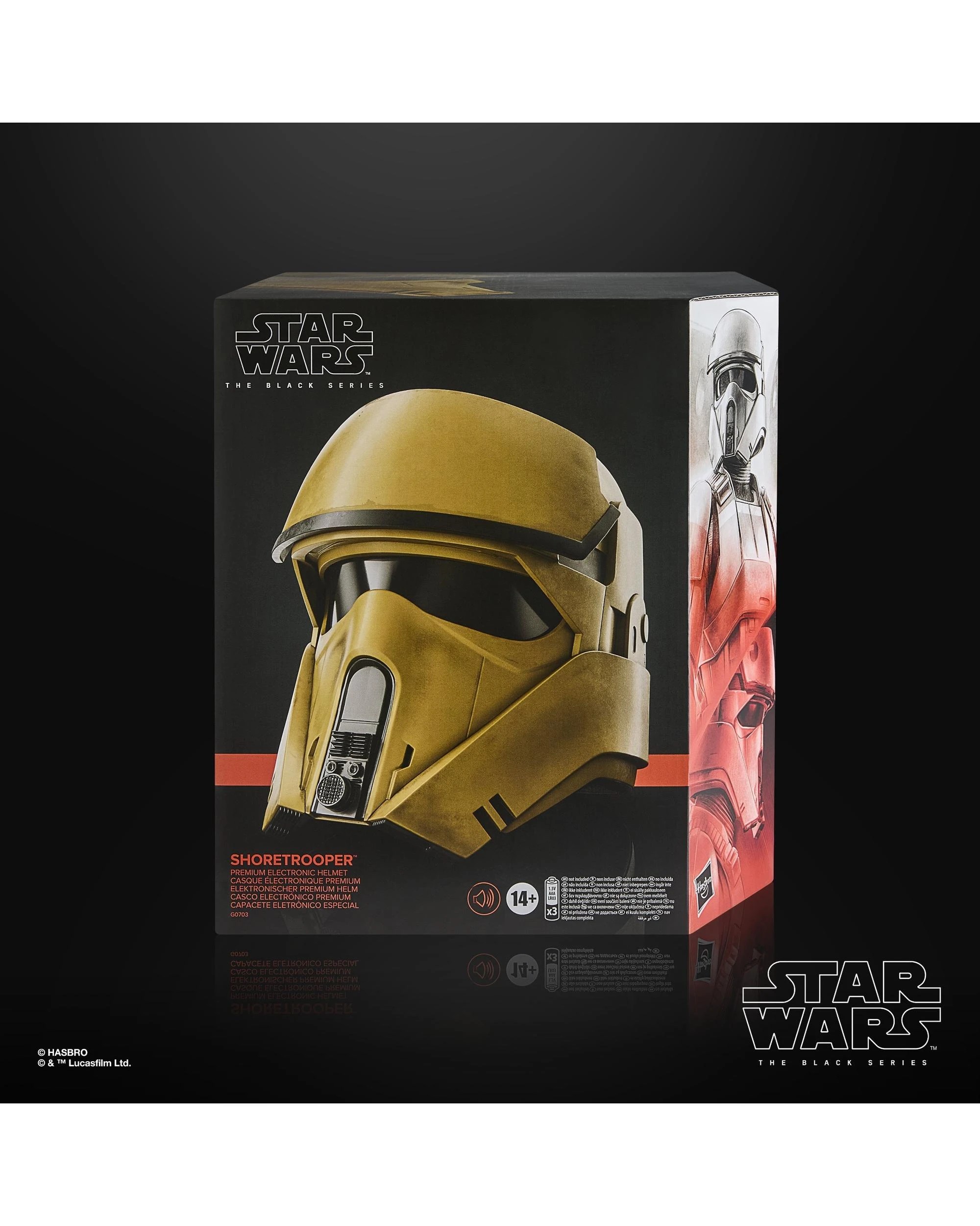 3 Star Wars: The Black Series Andor Shoretrooper Electronic Helmet, 3 of 10