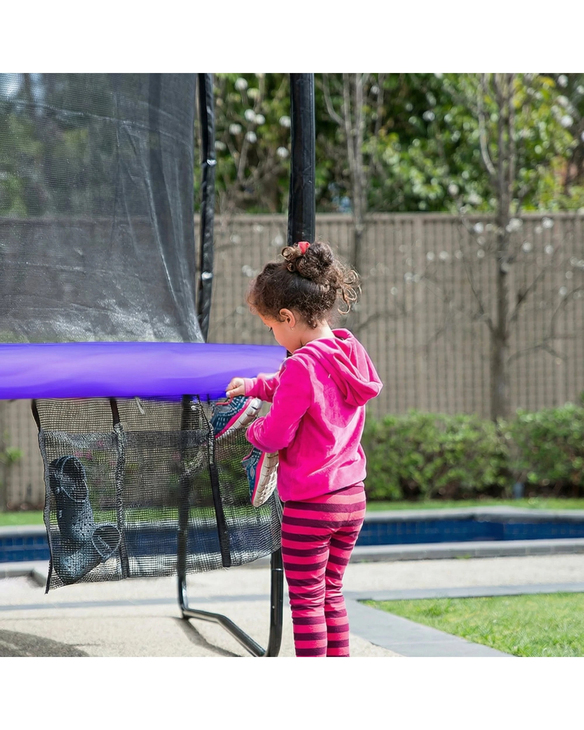 7 Kahuna Classic 6 Ft Trampoline - Purple, 7 of 8