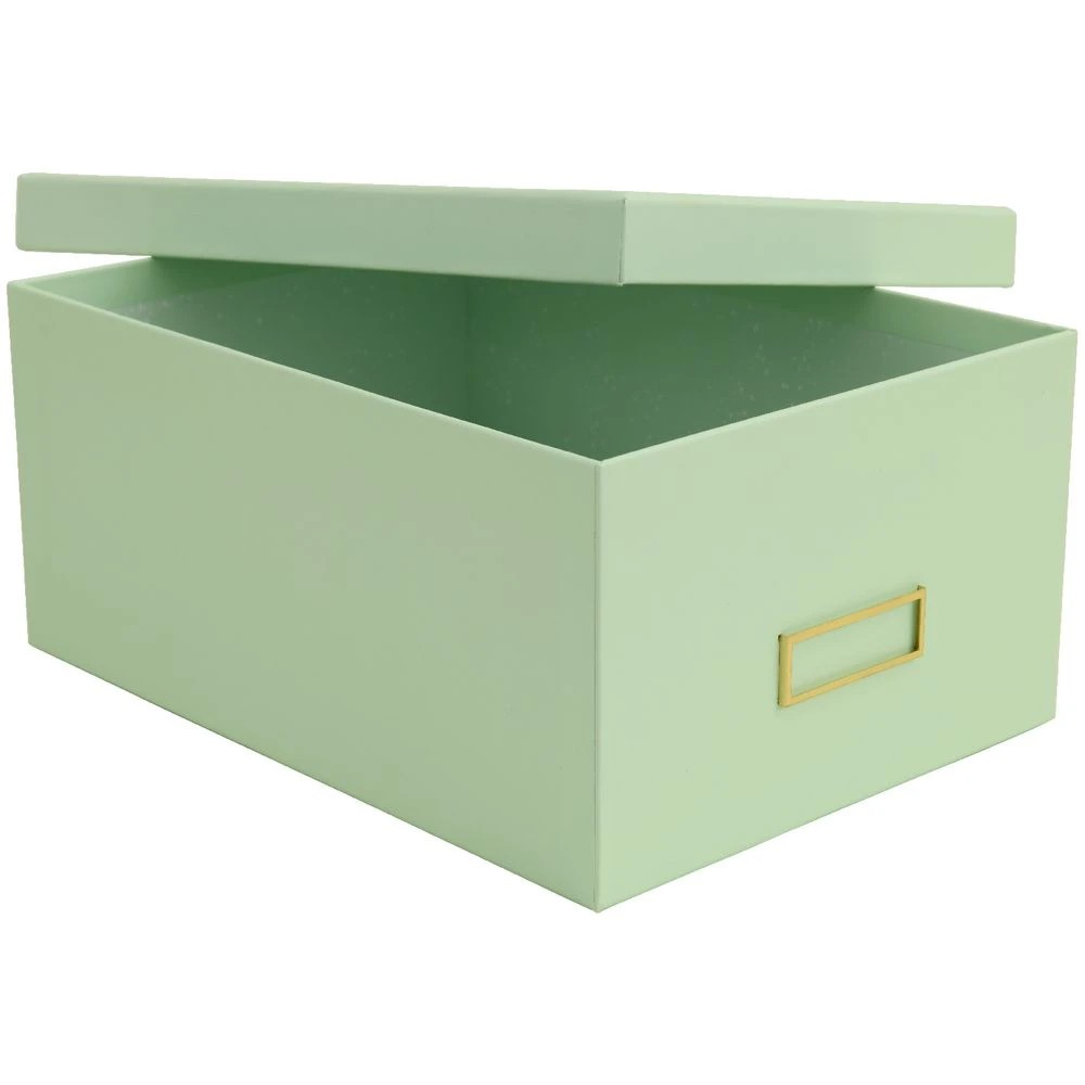 2 Otto Pastel Deep A4 Storage Box Green, 2 of 5