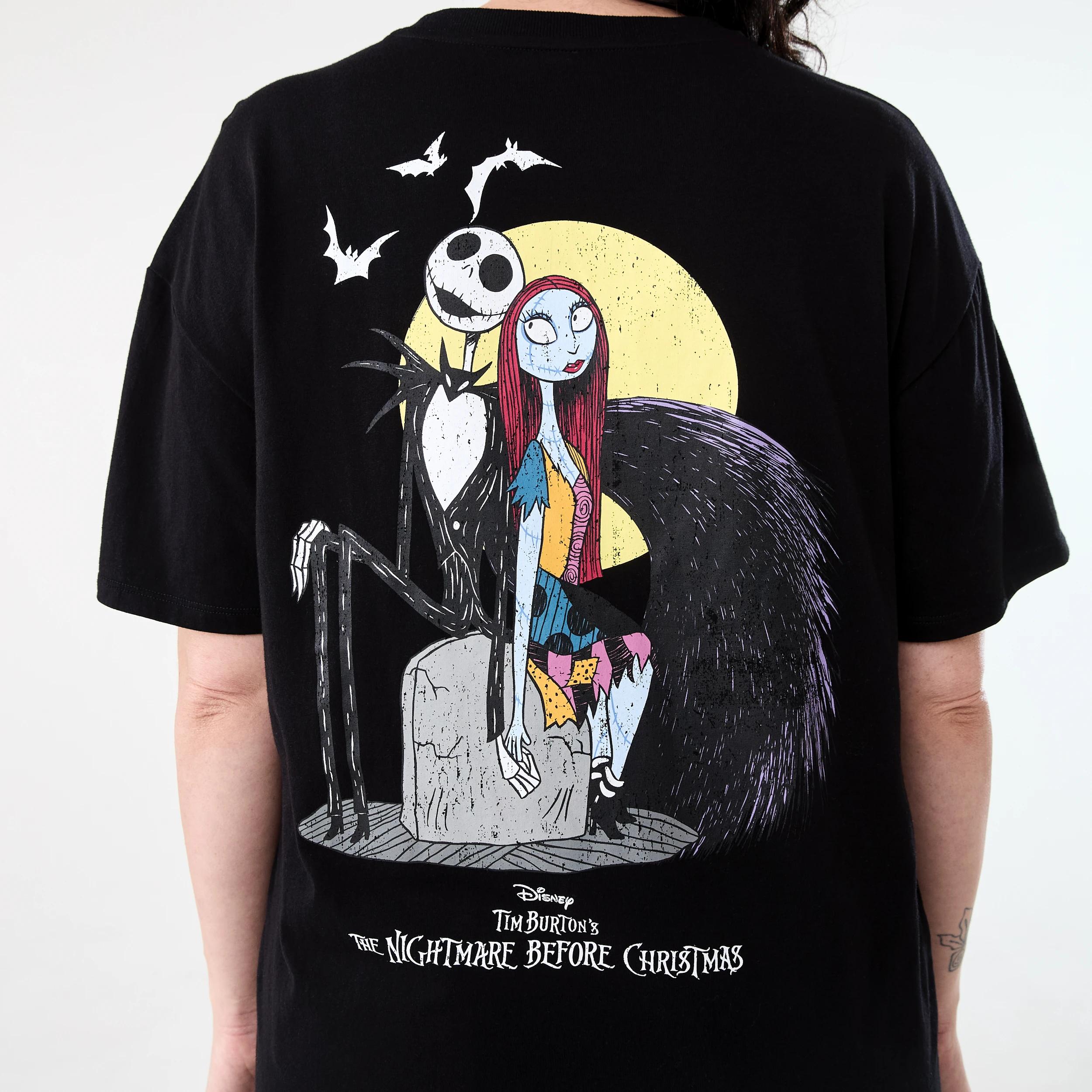 6 The Nightmare Before Christmas License Halloween Short Sleeve T-shirt NIGHTMARE BLACK, 6 of 6
