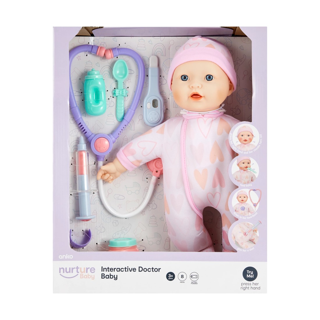 9 8 Piece Interactive Doctor Baby, 9 of 10