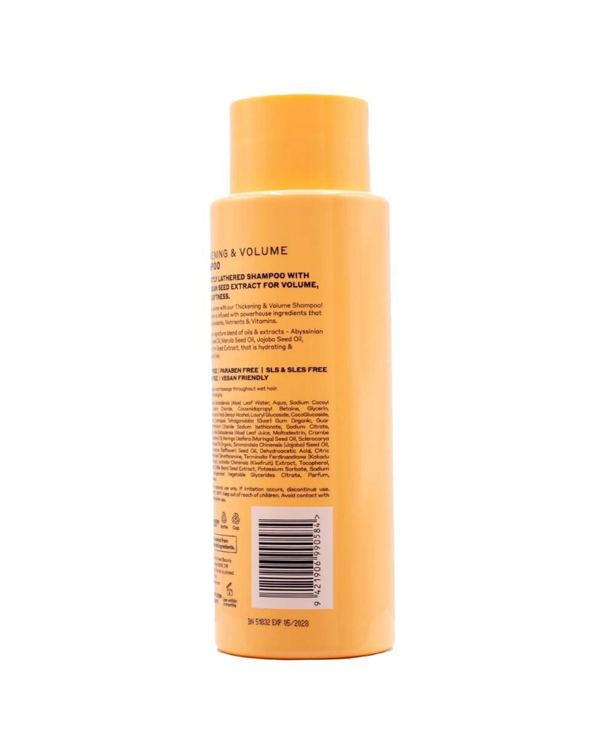 3 Frula Skin 6PK Hair Thickening And Volume Shampoo Nourishing Hydration 400ml - Orange, 3 of 4