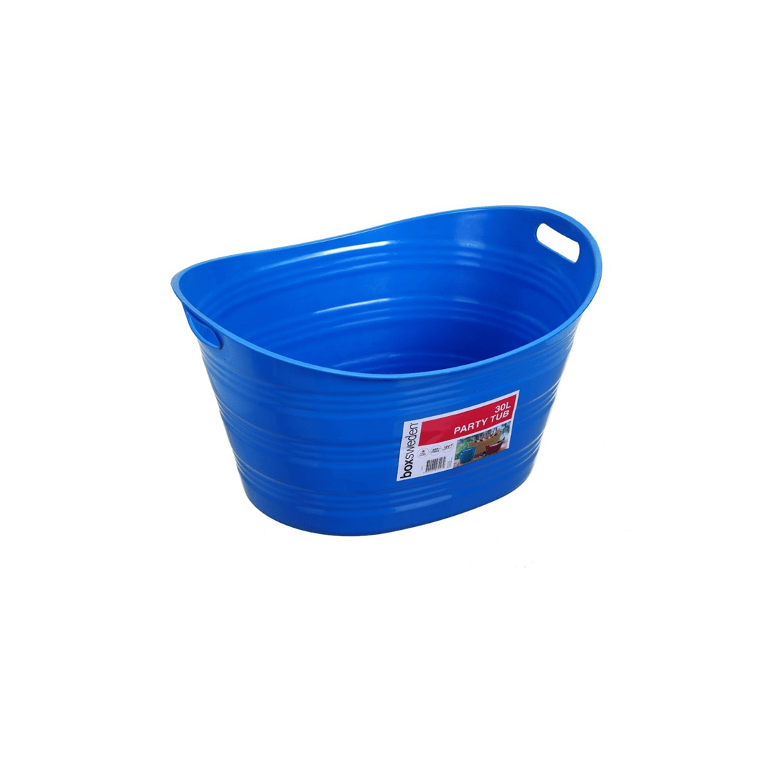 3 Boxsweden Party Tub 3PK 30 Litre Food Safe UV Resistant Plastic Container
 - multi, 3 of 9
