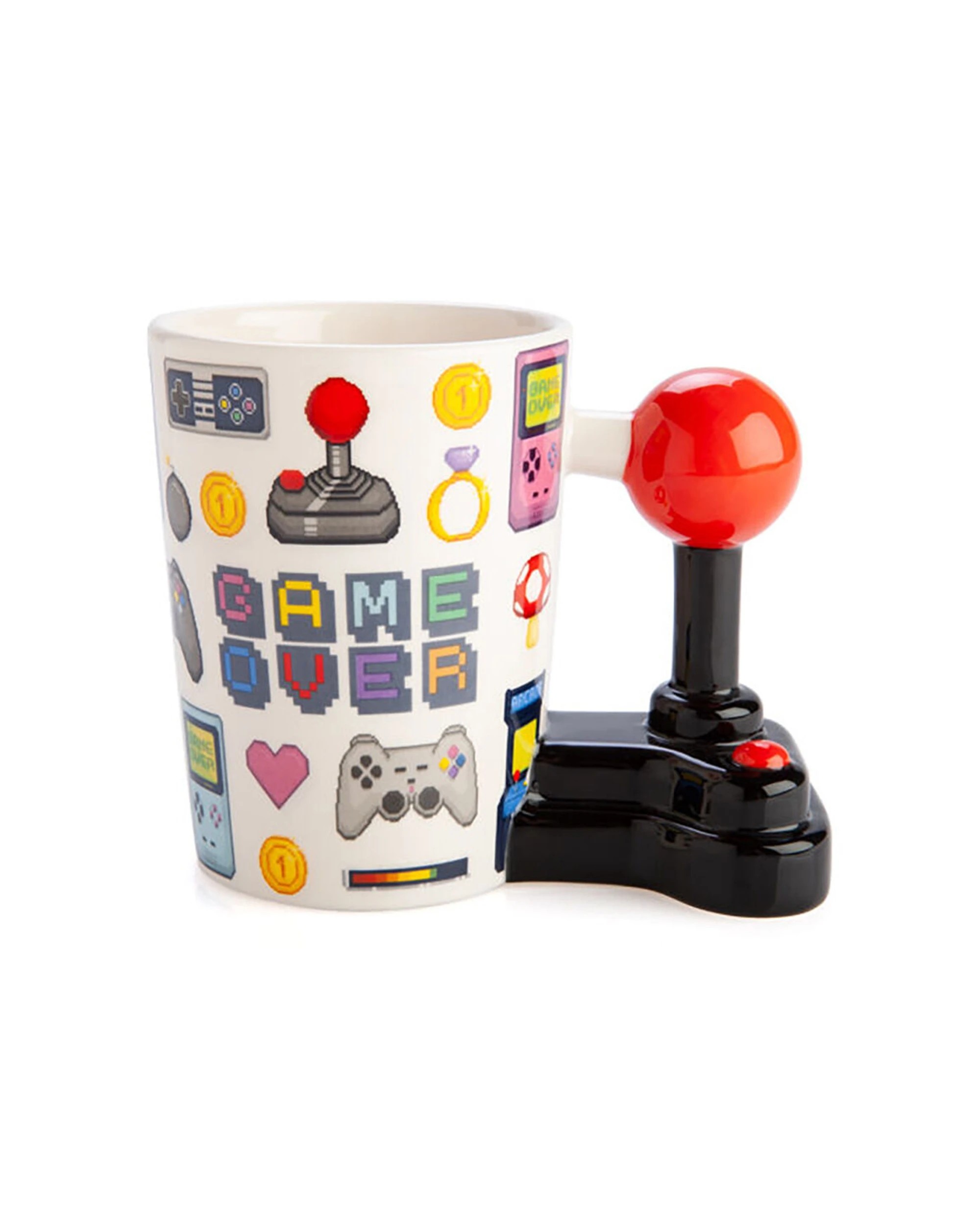 1 MDI Gamer Ceramic Mug Joystick 3D Handle Mug 14x14cm - Multi, 1 of 5