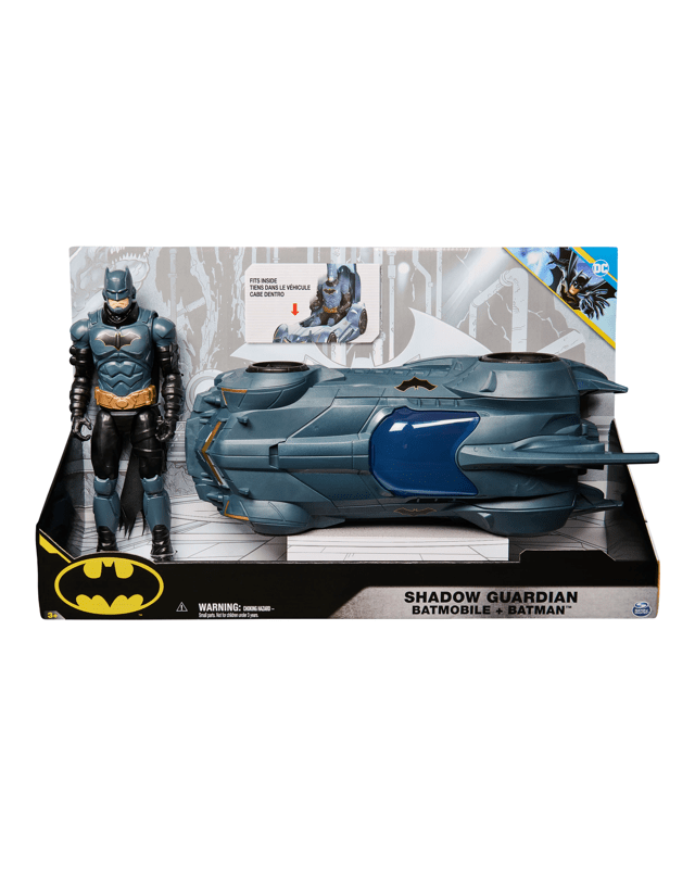 30cm Bat-Tech Batman Plus Batmobile