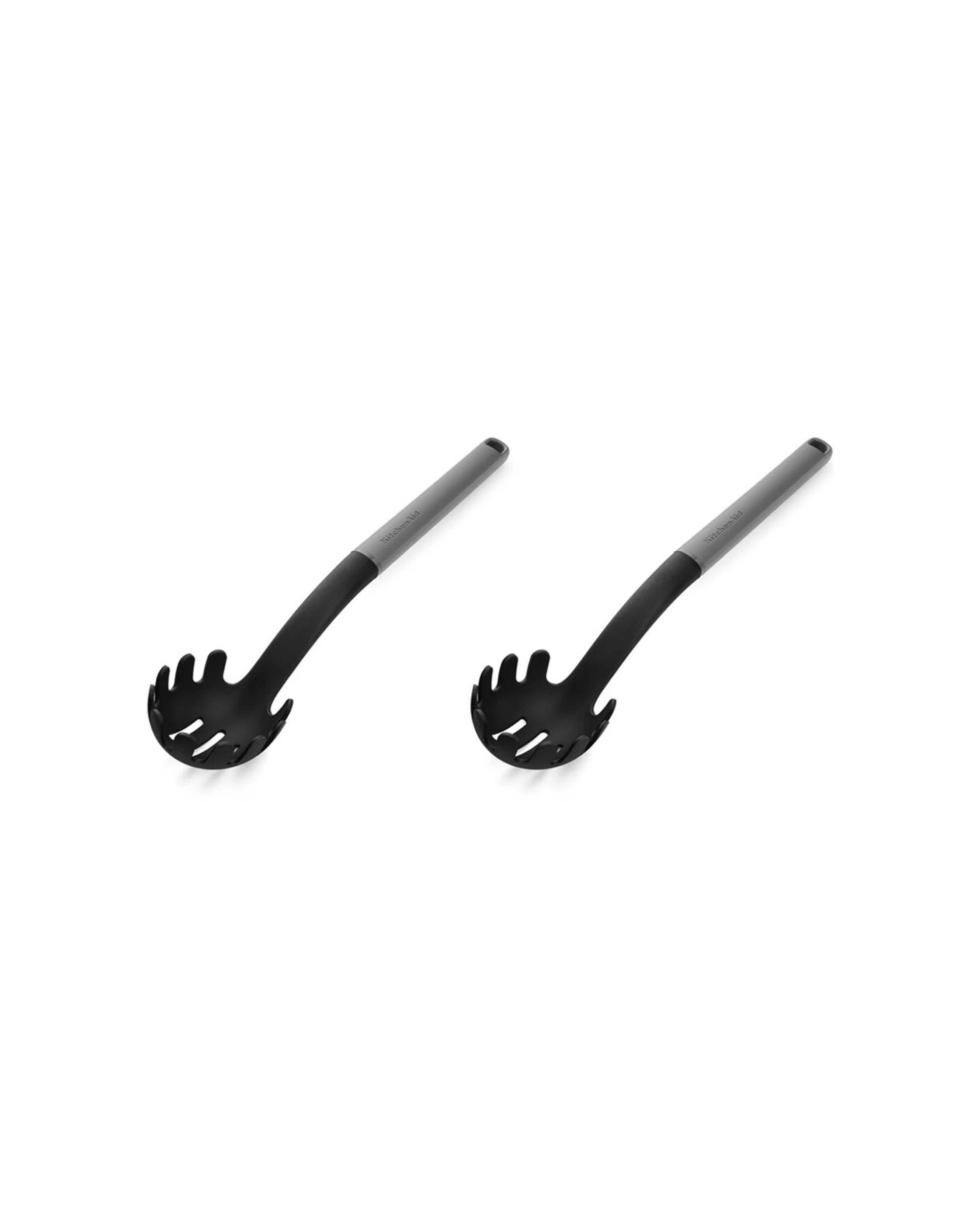 1 KitchenAid Classic Nylon Pasta Server 2PK Heat Resistant Ergonomic Handle - Charcoal, 1 of 6