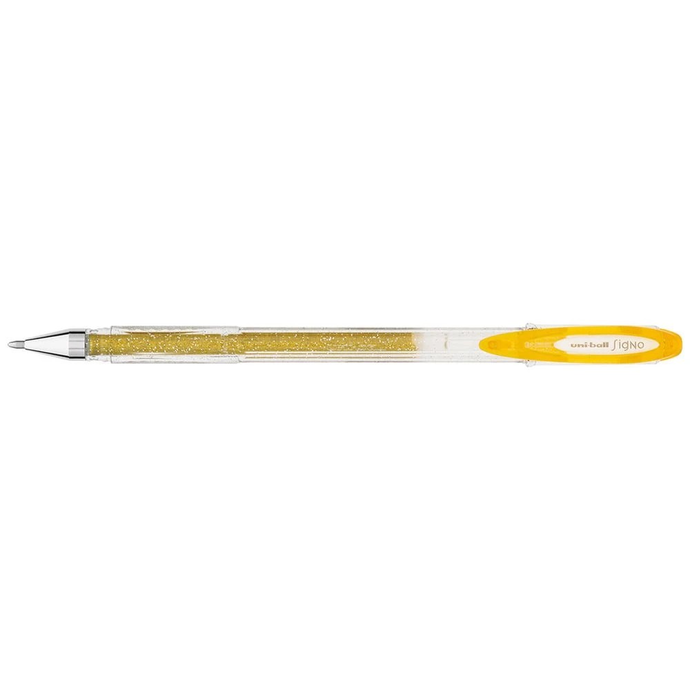 1 Uni-Ball Signo Sparkling Gel Pen Gold, 1 of 1