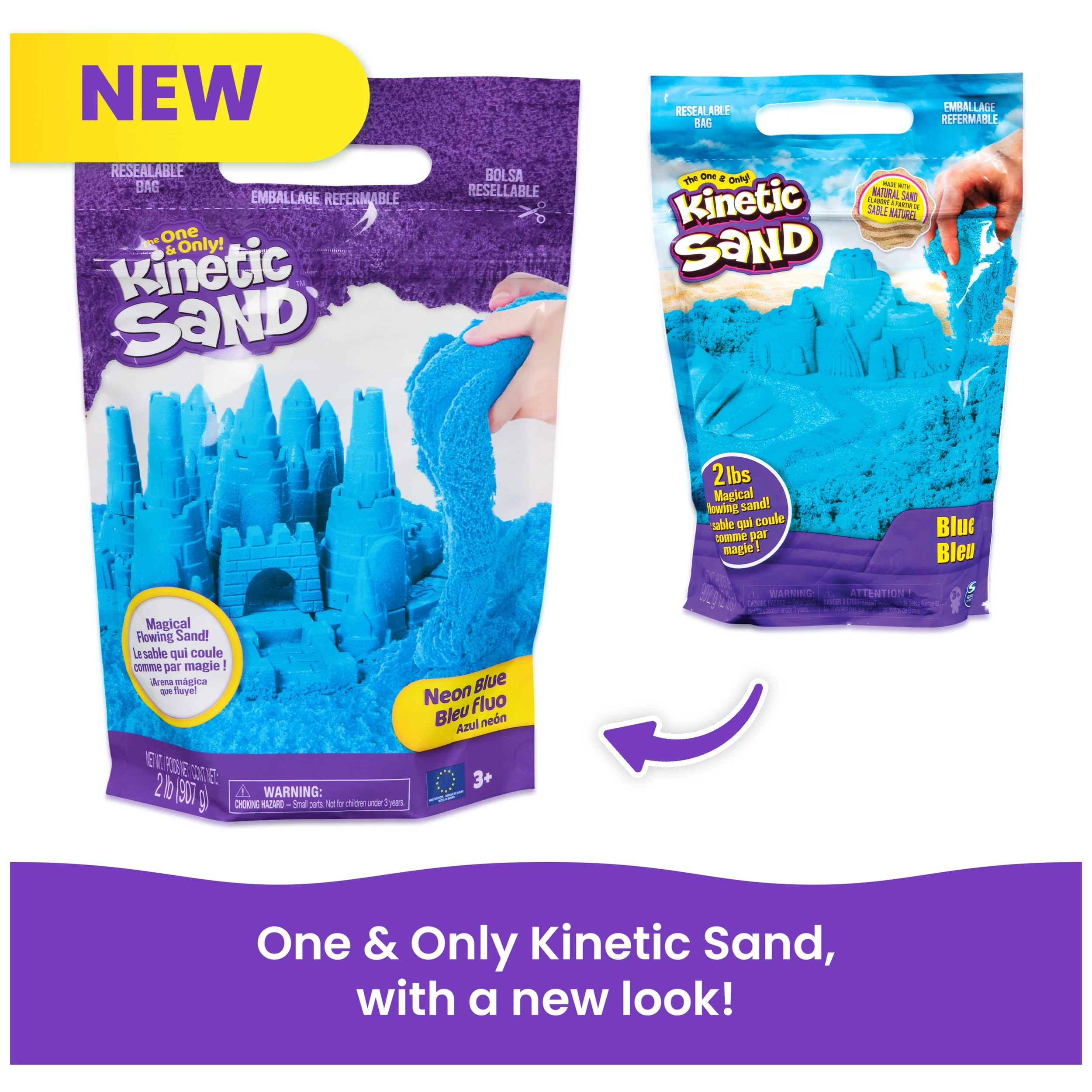 5 Kinetic Sand 2lb Bag - Blue - Multi, 5 of 8