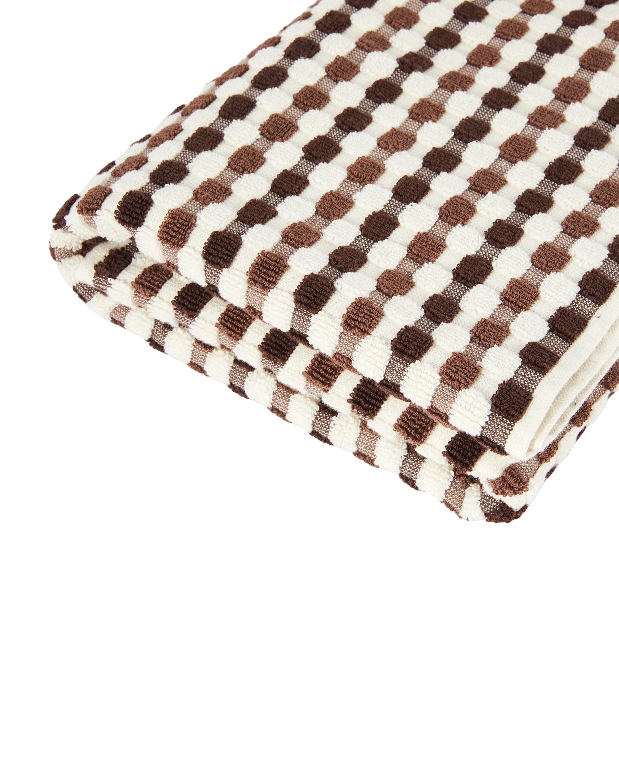 4 Popcorn Cotton Bath Towel - Chocolate, 4 of 5