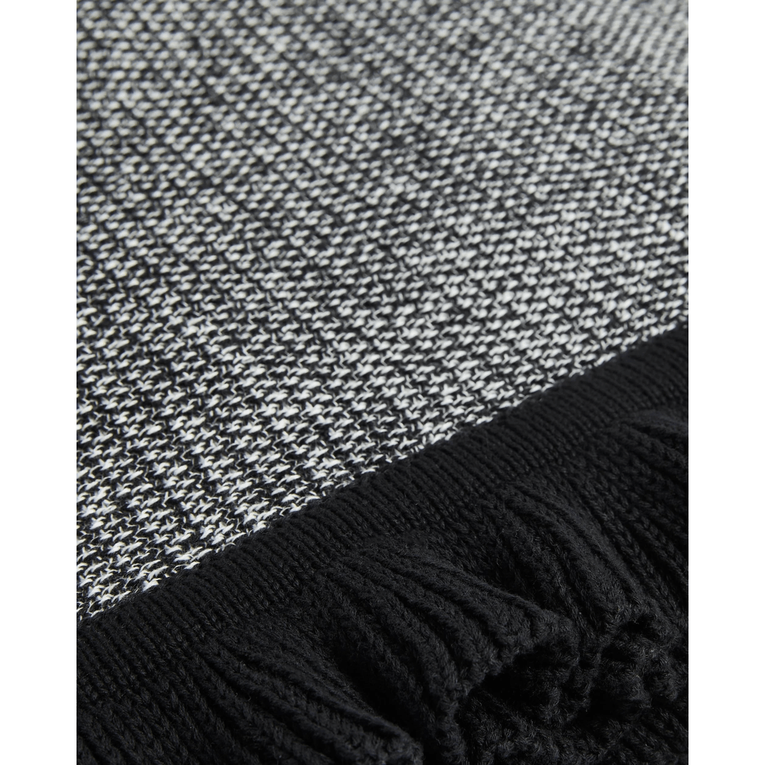 2 Target Kaya Knit Ruffle Throw - Queen Bed - Black, 2 of 2