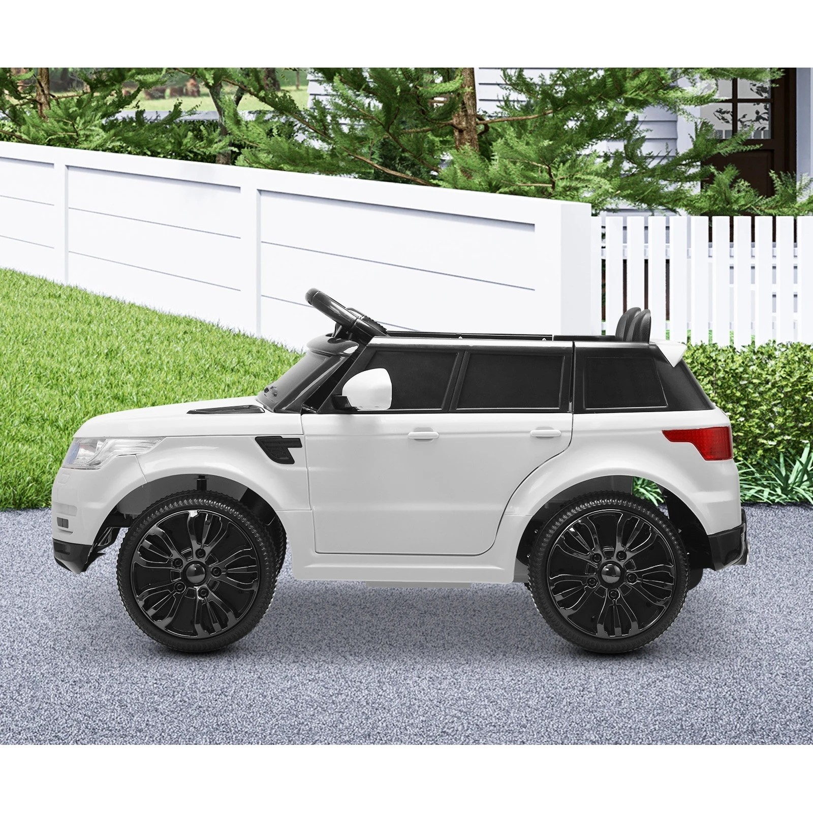 7 Mazam Kids Ride On Car 12v Electric Remote Vehicle Toy Cars Gift Mp3 Led Light
 - White, 7 of 10