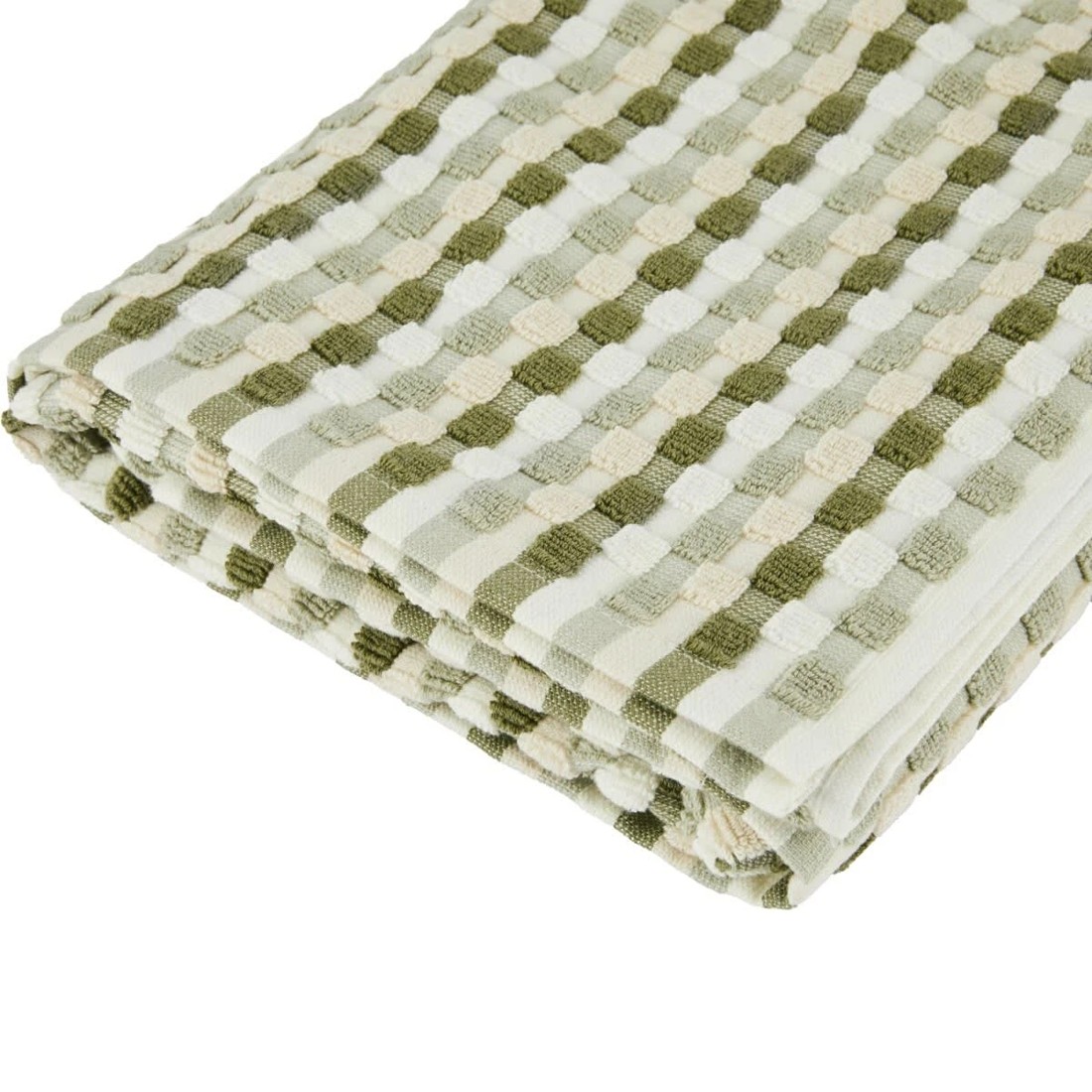 4 Green Popcorn Cotton Bath Towel, 4 of 6