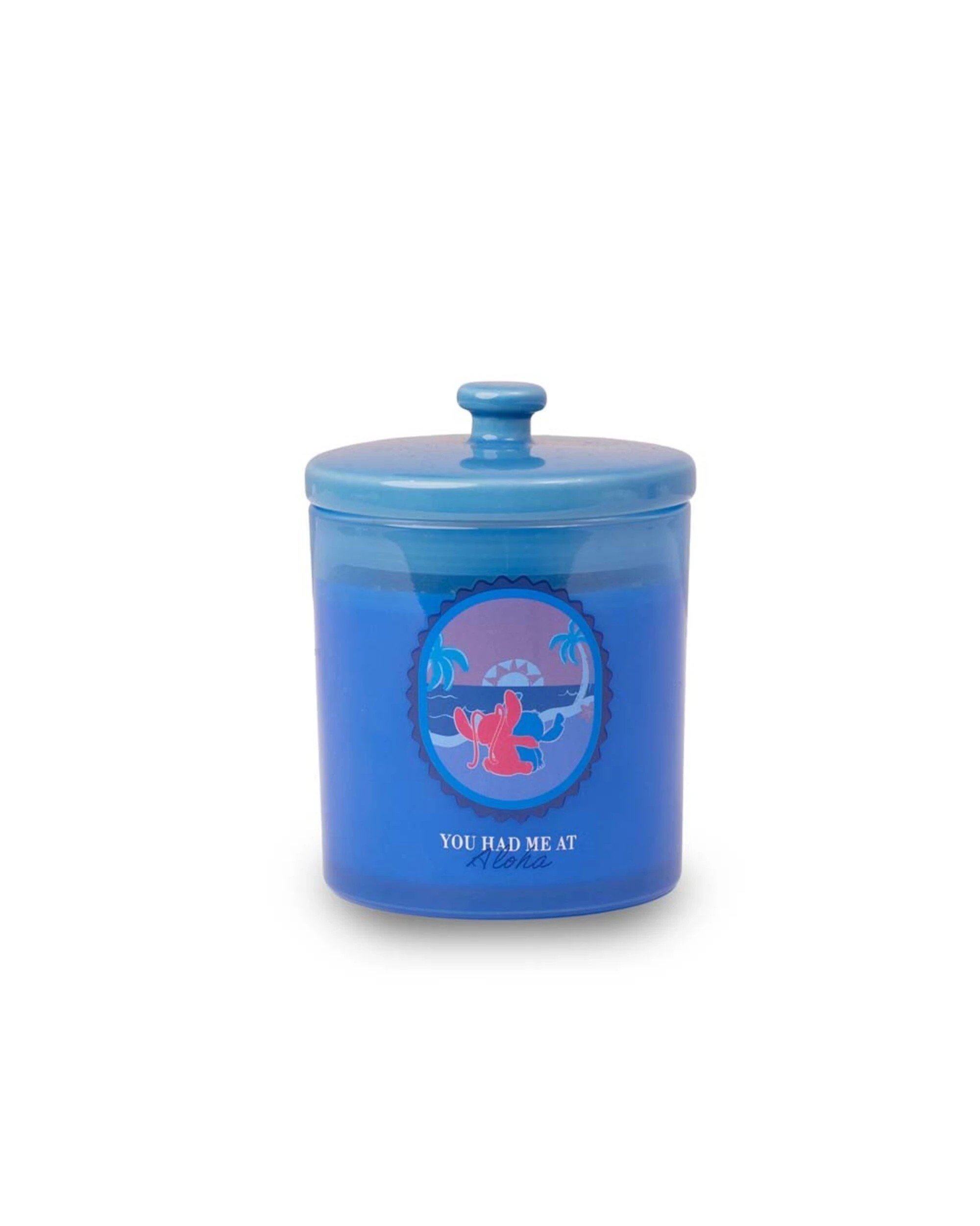 2 Disney - Lilo & Stitch - You Had Me at Aloha Candle - Blue, 2 of 3
