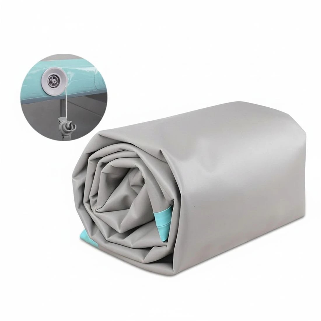 7 Everfit 4X1M Inflatable Air Track Mat Tumbling Gymnastics Jiu Jitsu Karate Muay - Green, 7 of 8