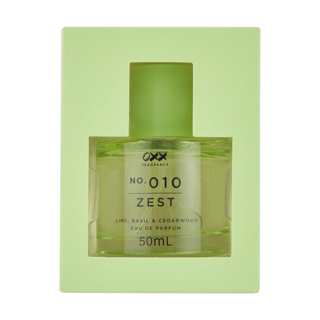 1 OXX Fragrance No. 010 Zest Eau De Parfum 50ml - Lime, Basil and Cedarwood, 1 of 7