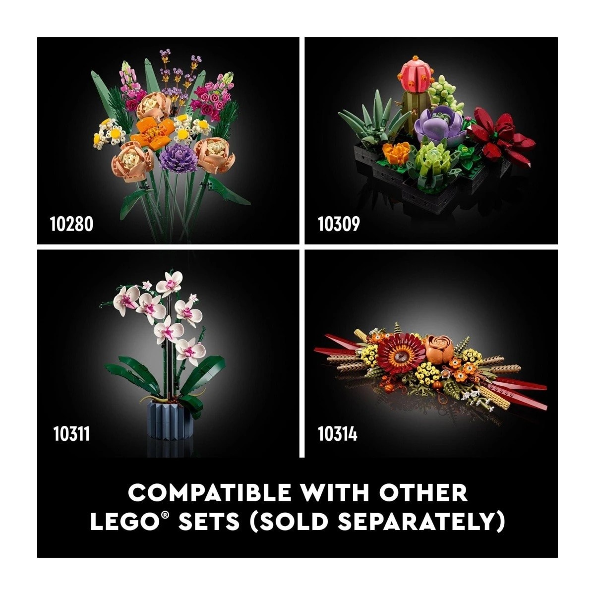 7 LEGO Botanicals Wildflower Bouquet 10313, 7 of 11