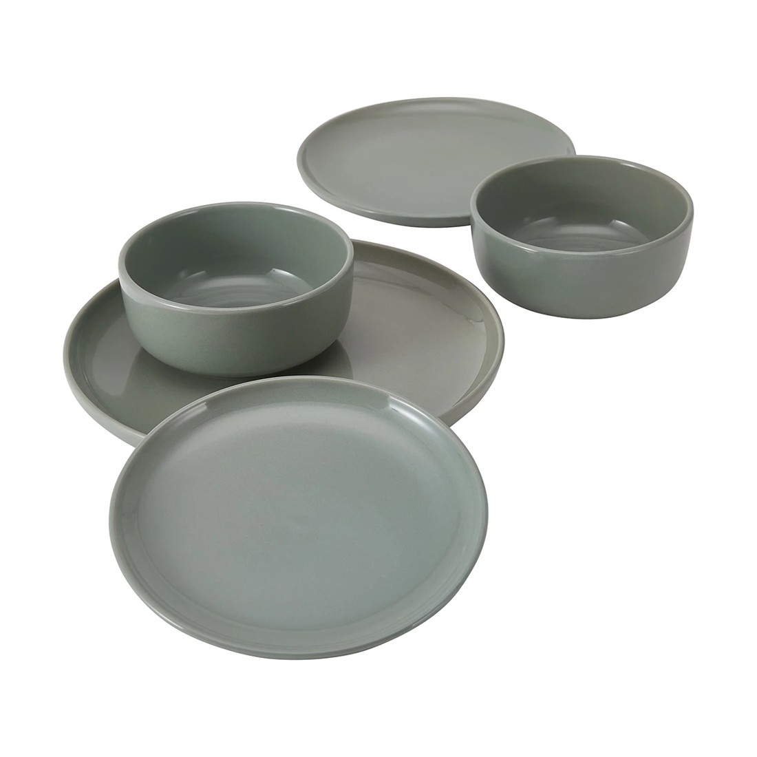 3 Sage Green 12 Piece Dinner Set, 3 of 10