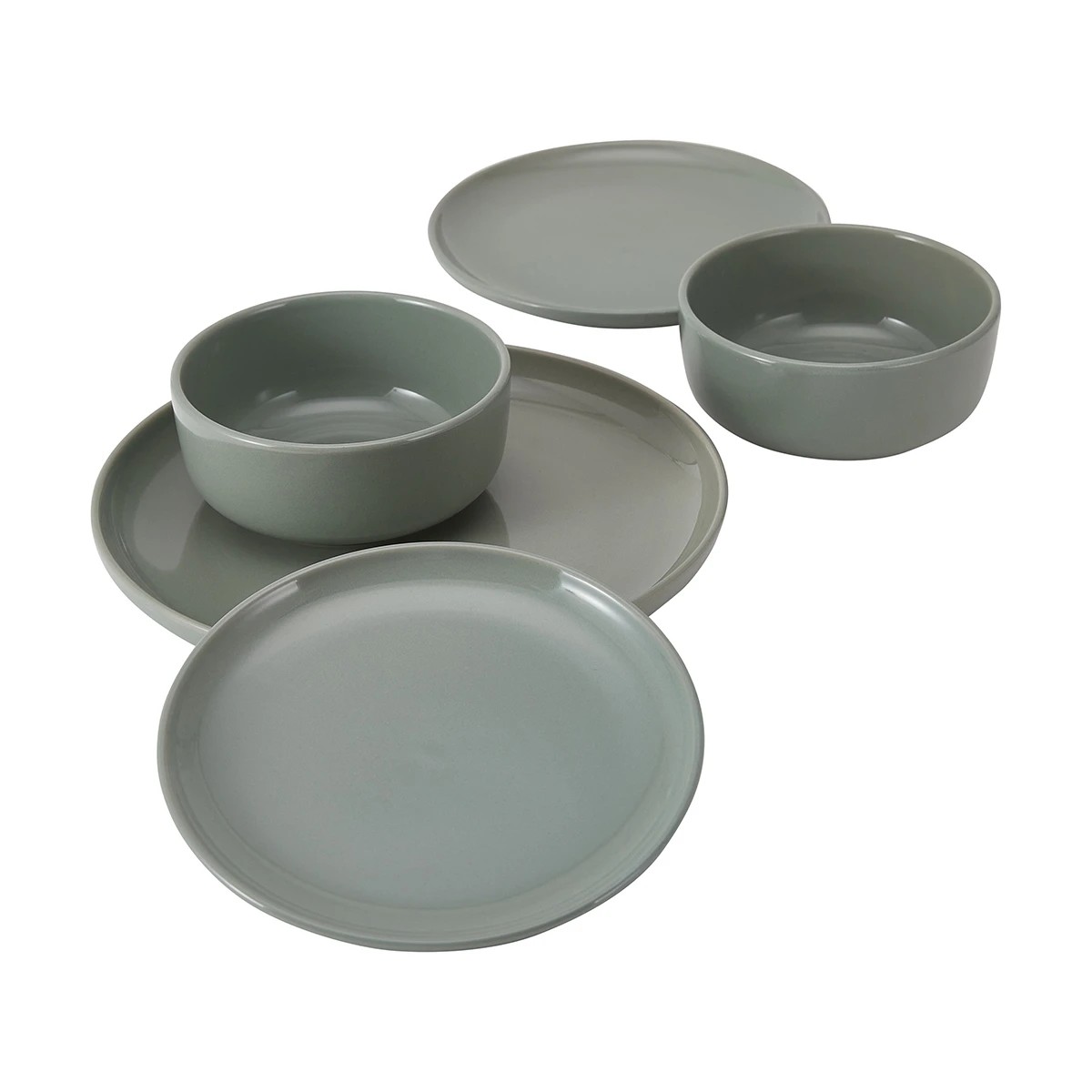 3 Sage Green 12 Piece Dinner Set, 3 of 10