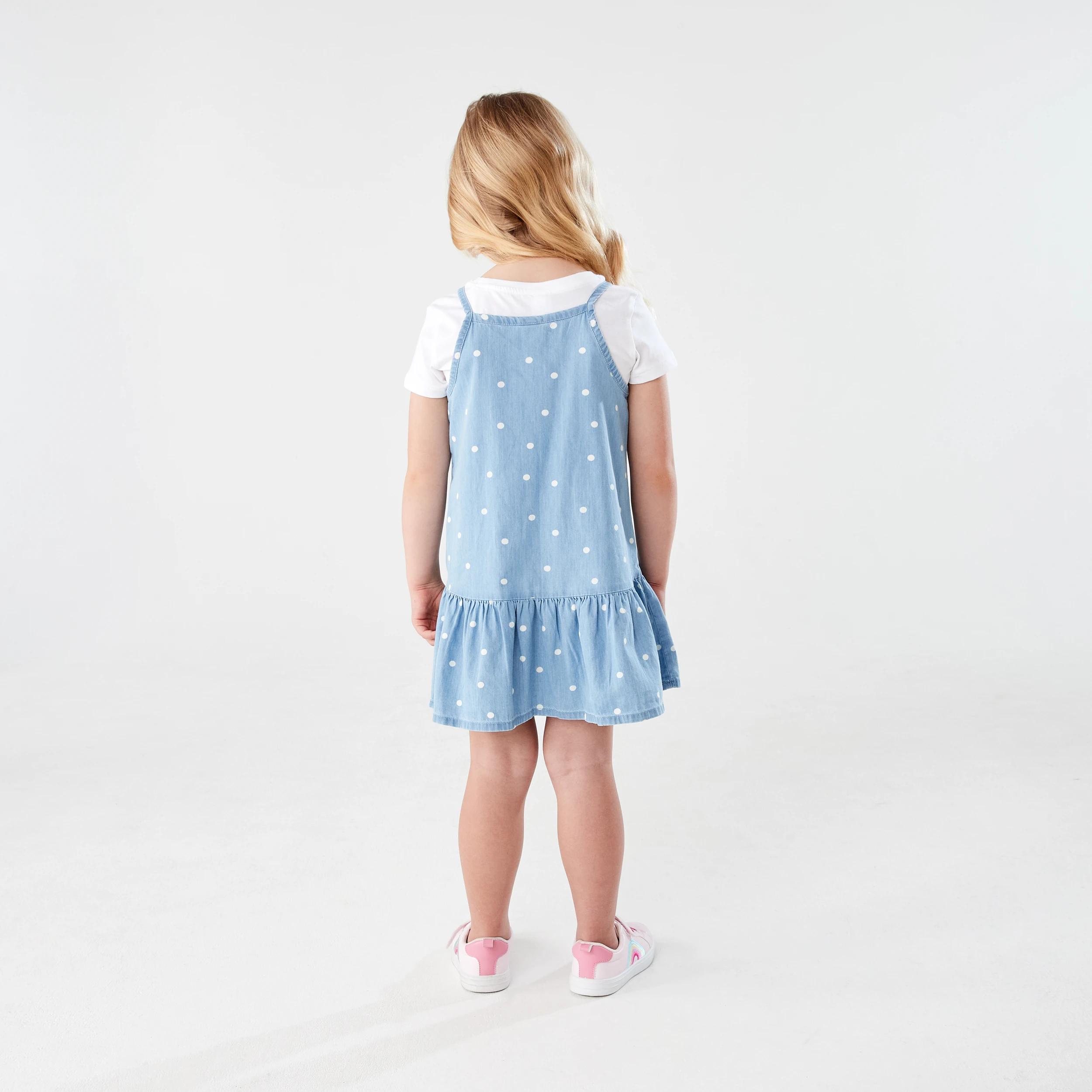 7 2 Piece Chambray Dress Set DOTTED SPACE, 7 of 7