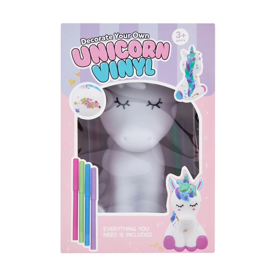1 Decorate Your Own Unicorn Vinyl Set, 1 of 5