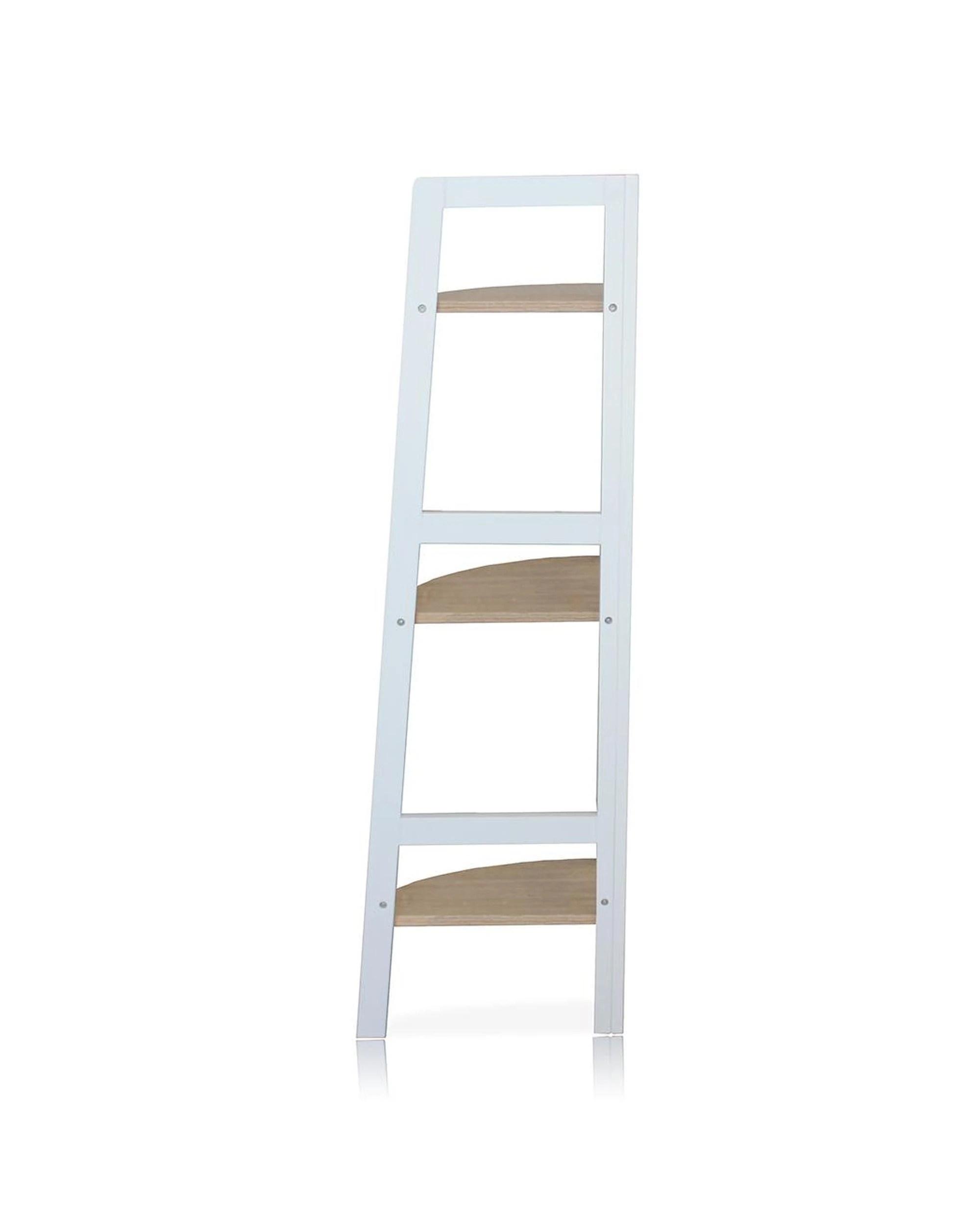 3 Hawaii 3 Tier Display Ladder Corner Shelf Rack White, 3 of 9