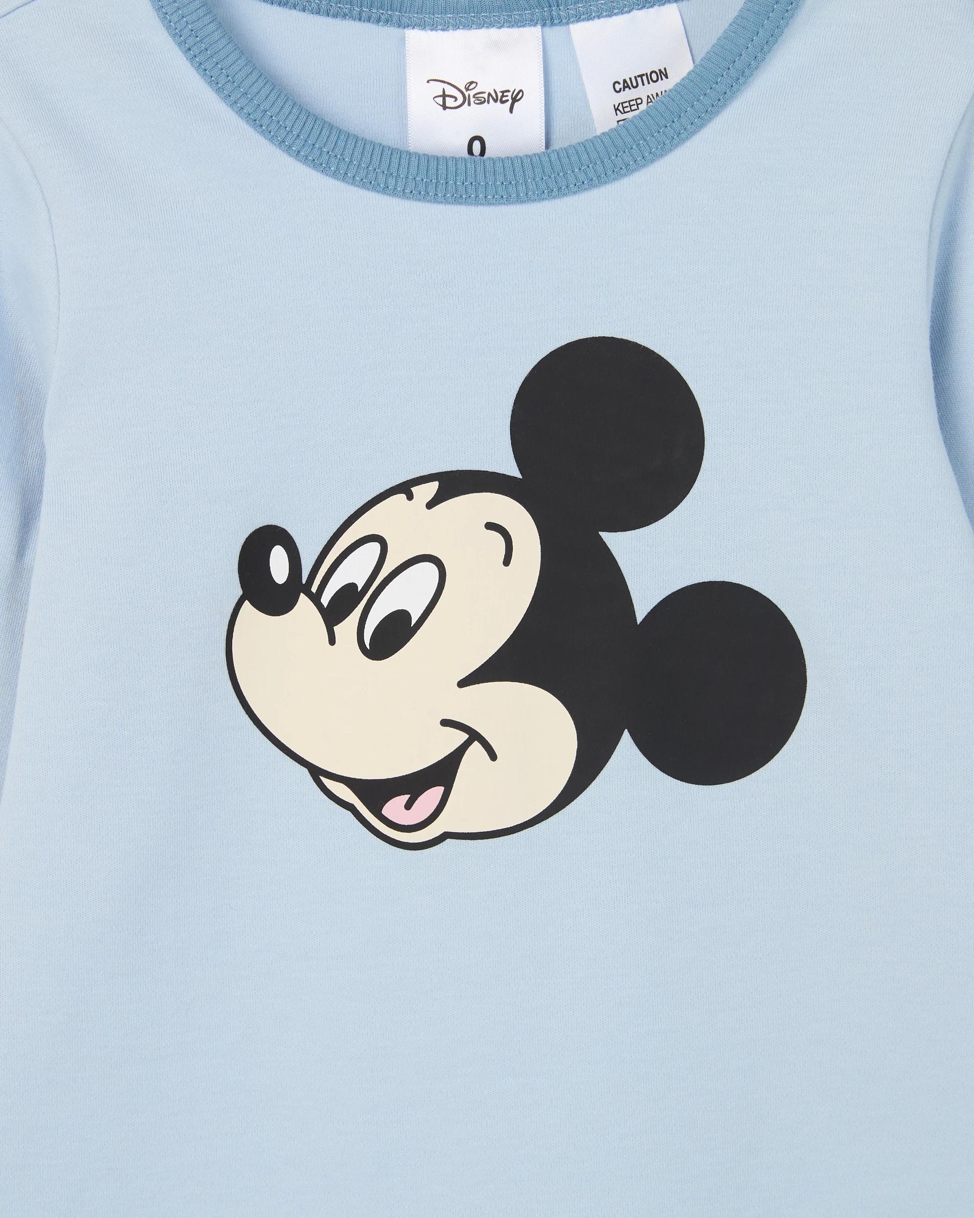 5 Disney Mickey Organic Cotton Baby Knit/Flannel Pyjama Set MICKEY, 5 of 5