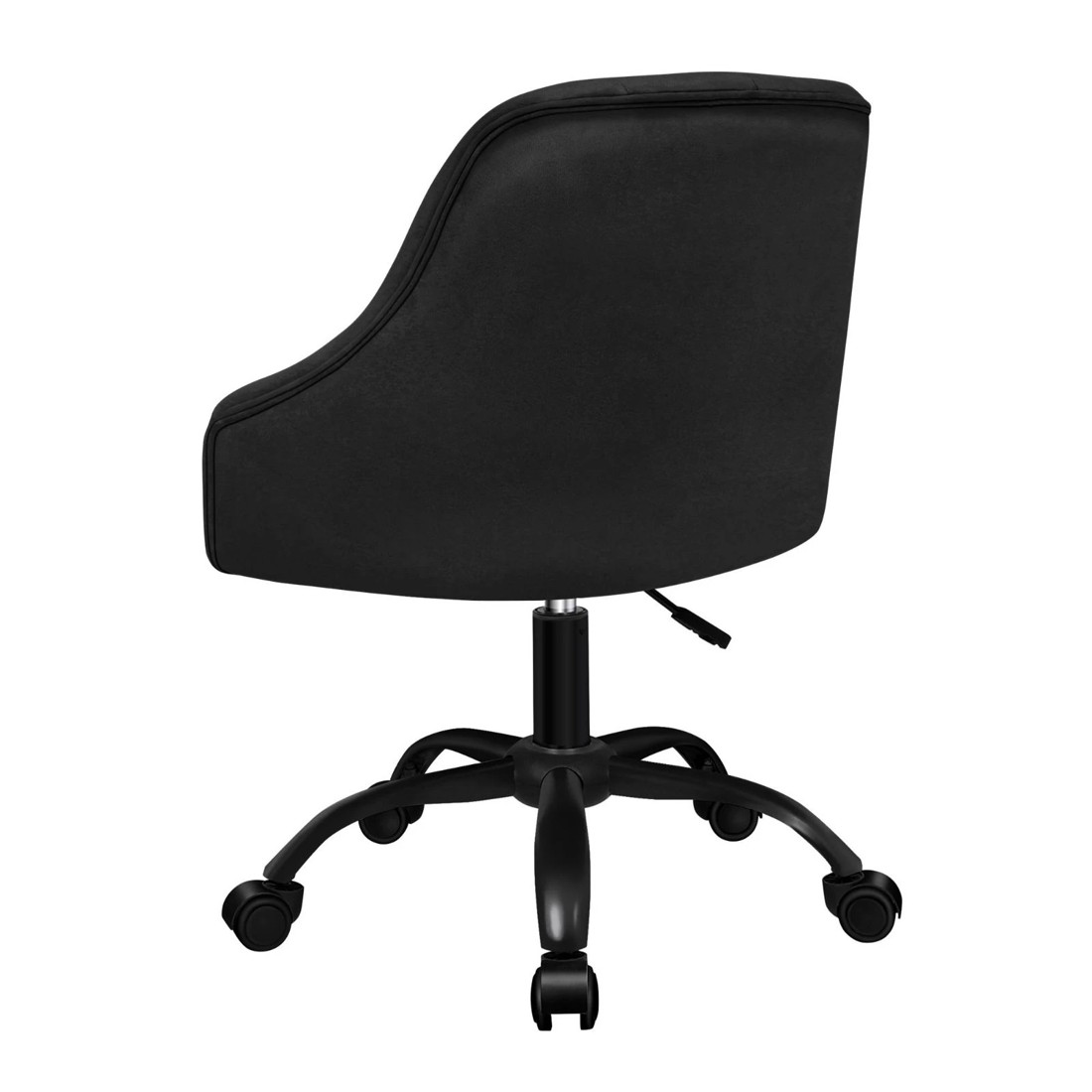 3 Alfordson Velvet Office Chair Computer Swivel Armchair Work Adult Kids - Black, 3 of 10