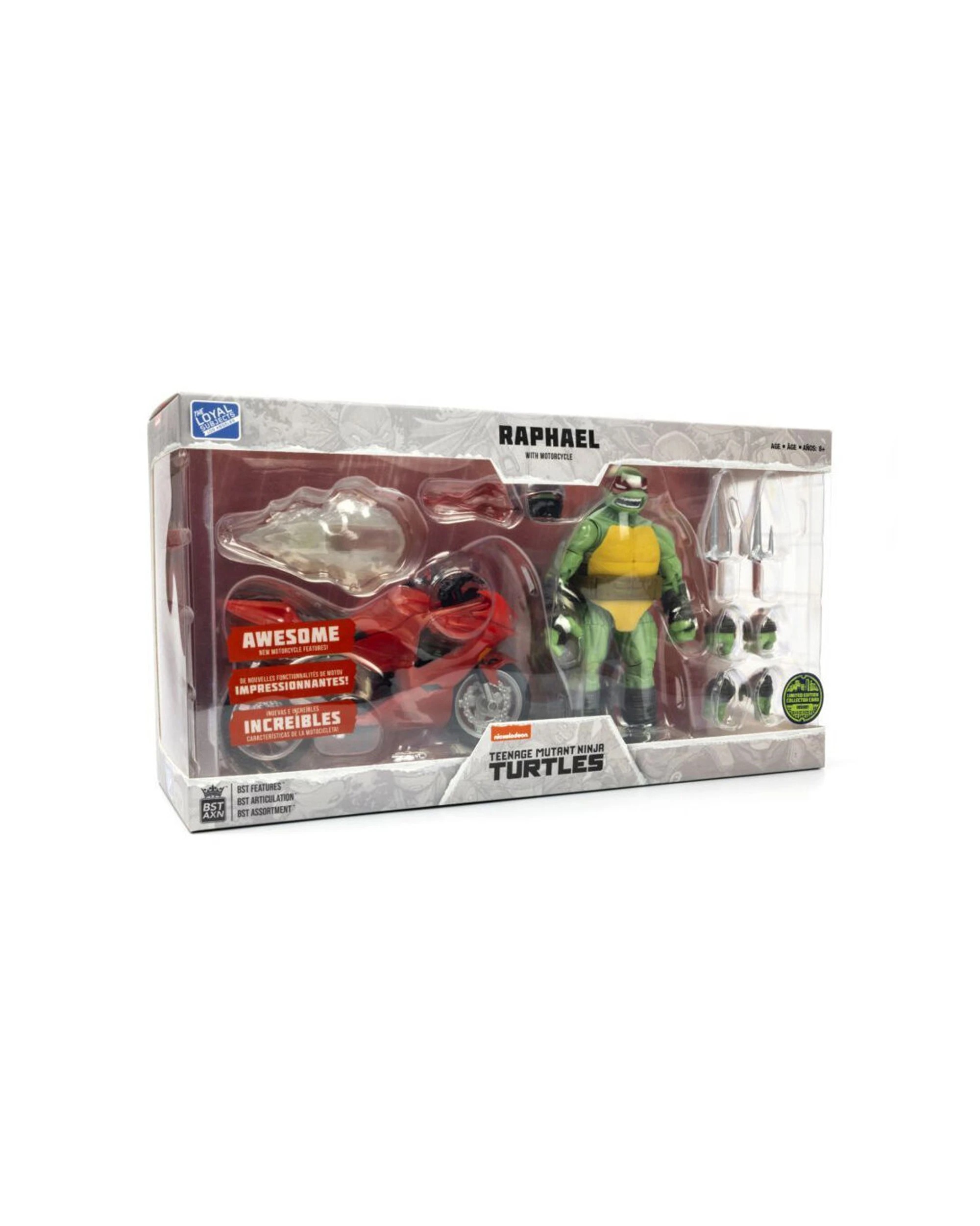 6 TEENAGE MUTANT NINJA TURTLES Raphael Action Figure Articulated Collectible
 - multi, 6 of 7