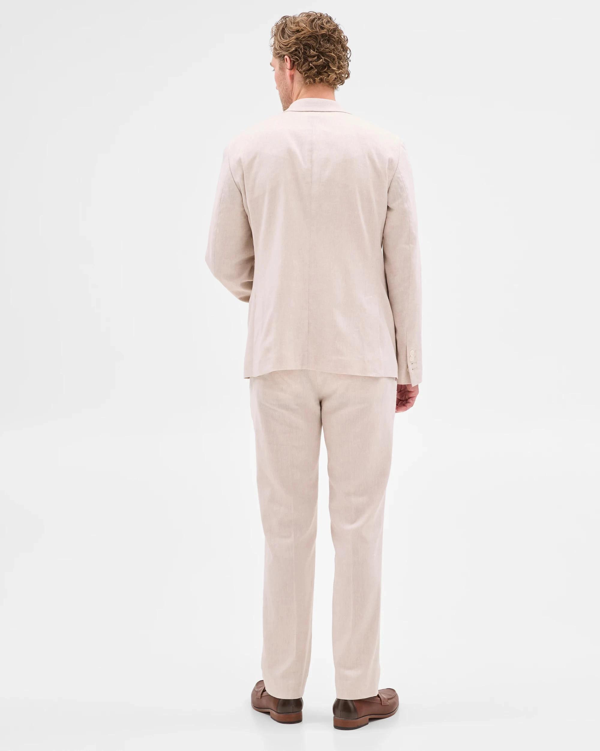 5 European Linen Blend Suit Jacket - Preview NEUTRAL, 5 of 7