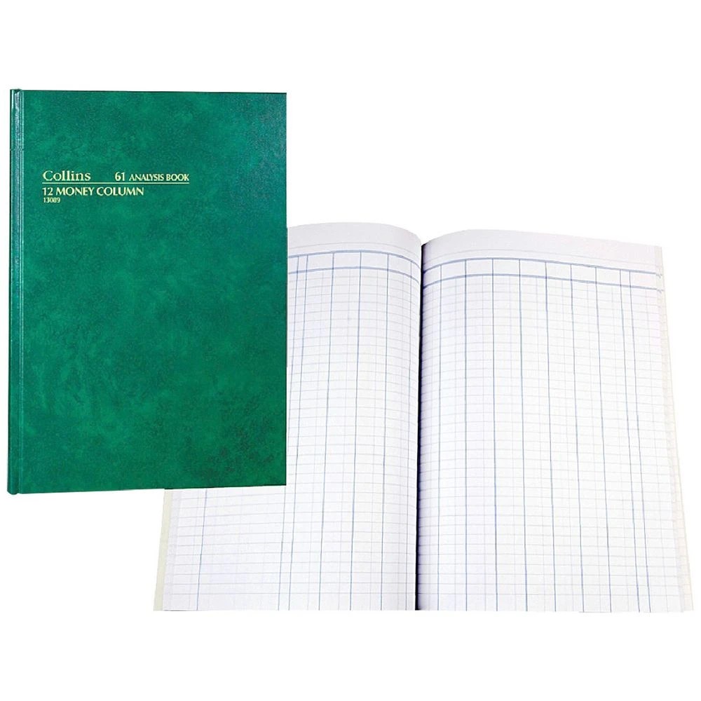 1 Collins 61 A4 Analysis Book 12 Money Column, 1 of 2