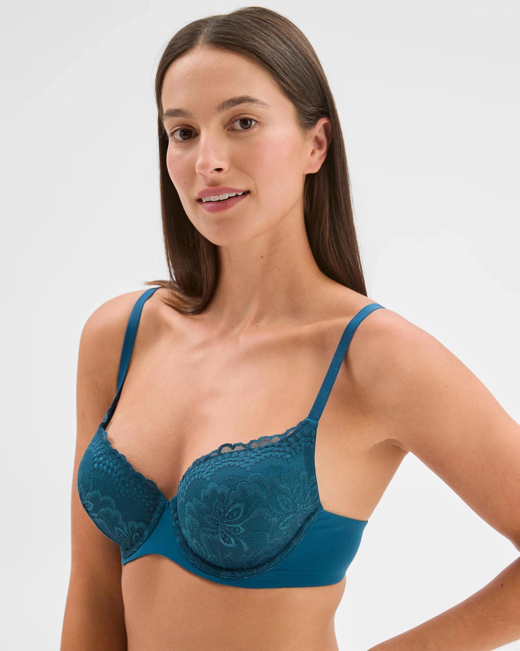 2 Target Woman Womens Lace T-Shirt Bra LEGION BLUE, 2 of 3