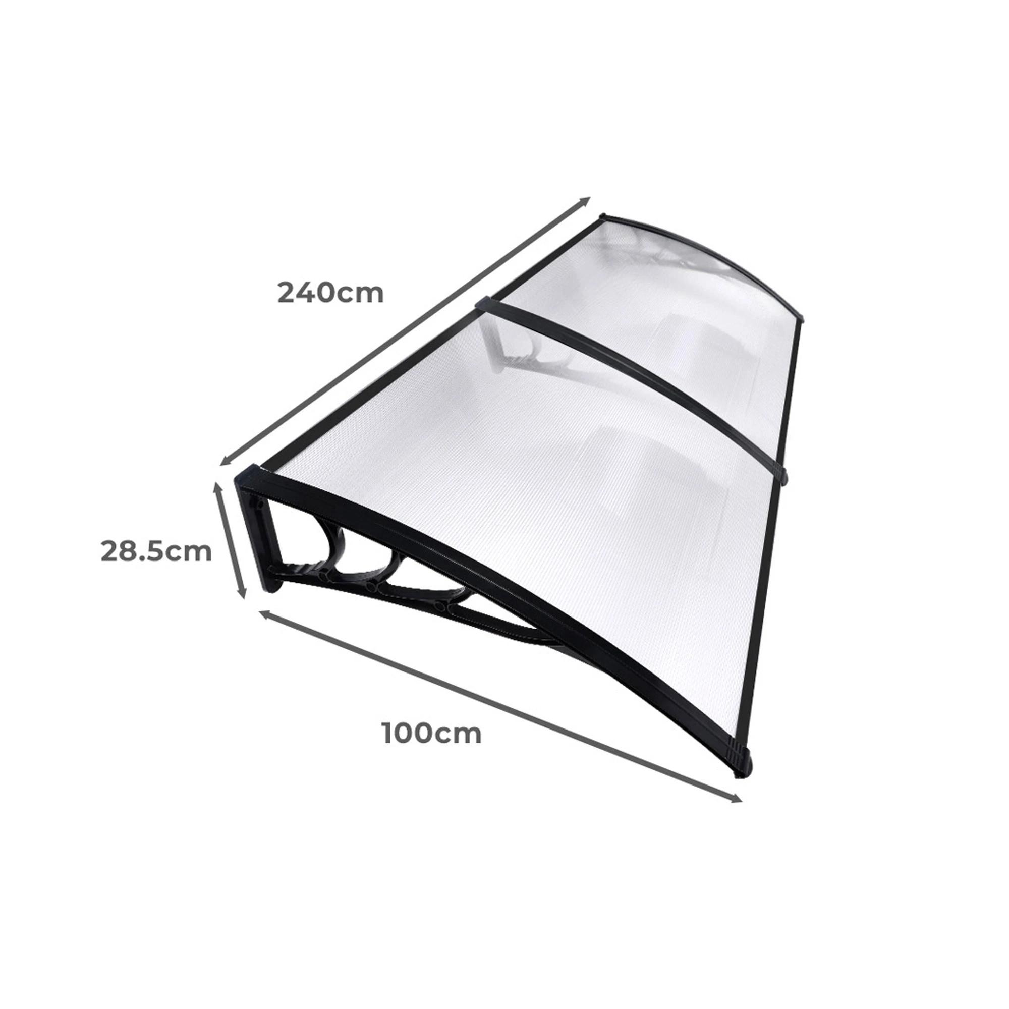 3 Mountview 1x2.4M Outdoor Window Rain Cover - Clear, 3 of 7
