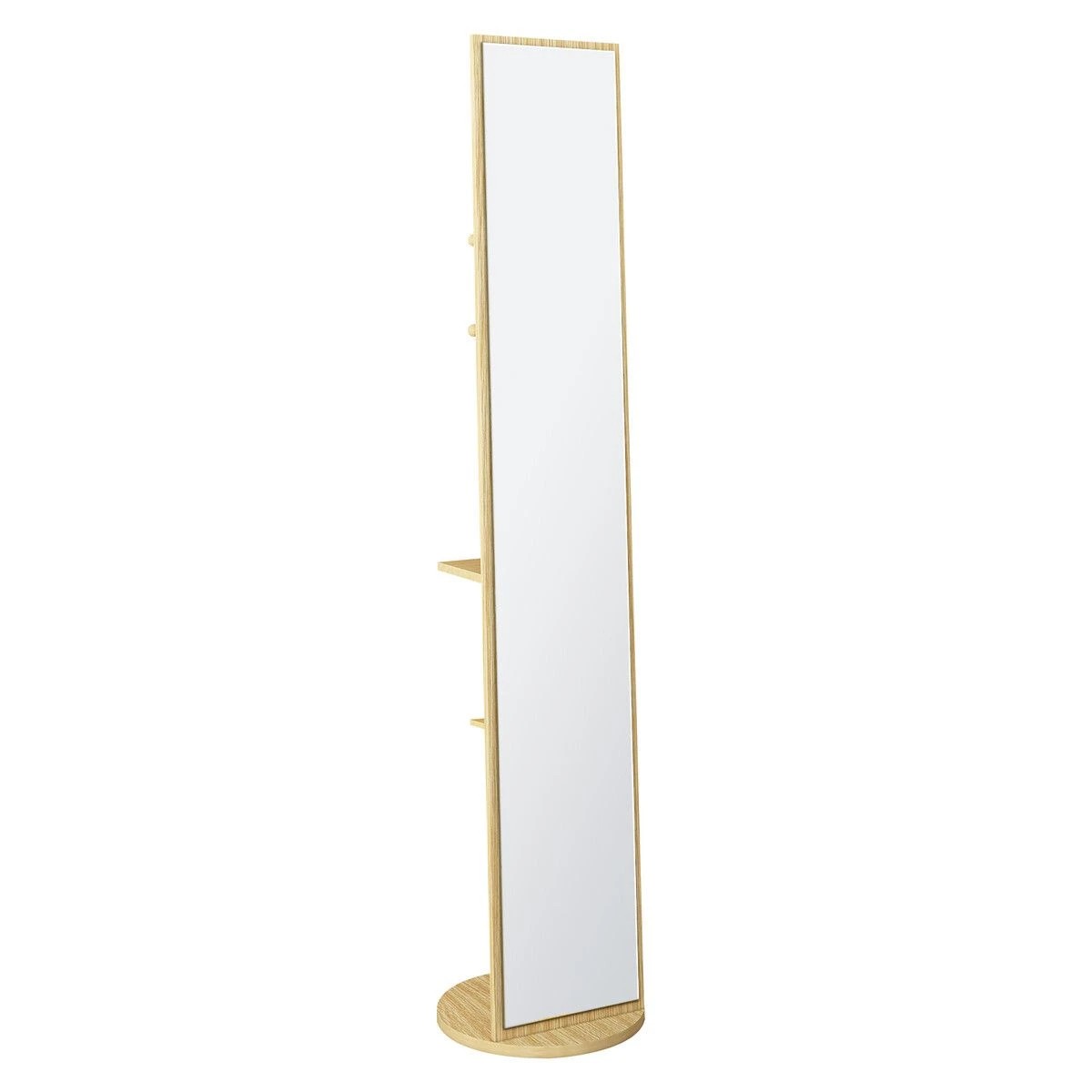 1 LUXSUITE Full Length Body Rotating Mirror Free Standing, 1 of 10