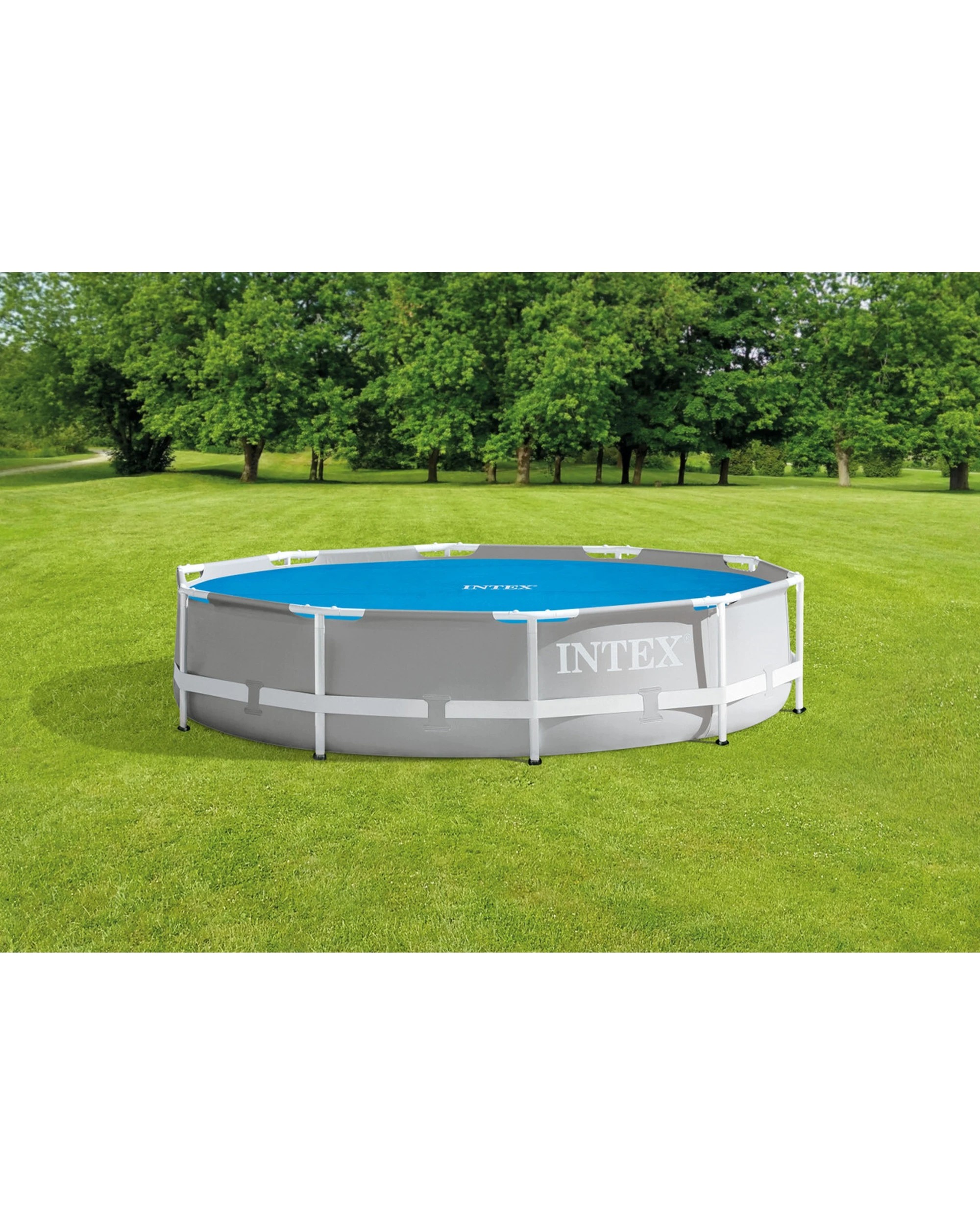 3 Intex Above Ground Solar Outdoor Pool Cover For 10' Pools - Blue, 3 of 5