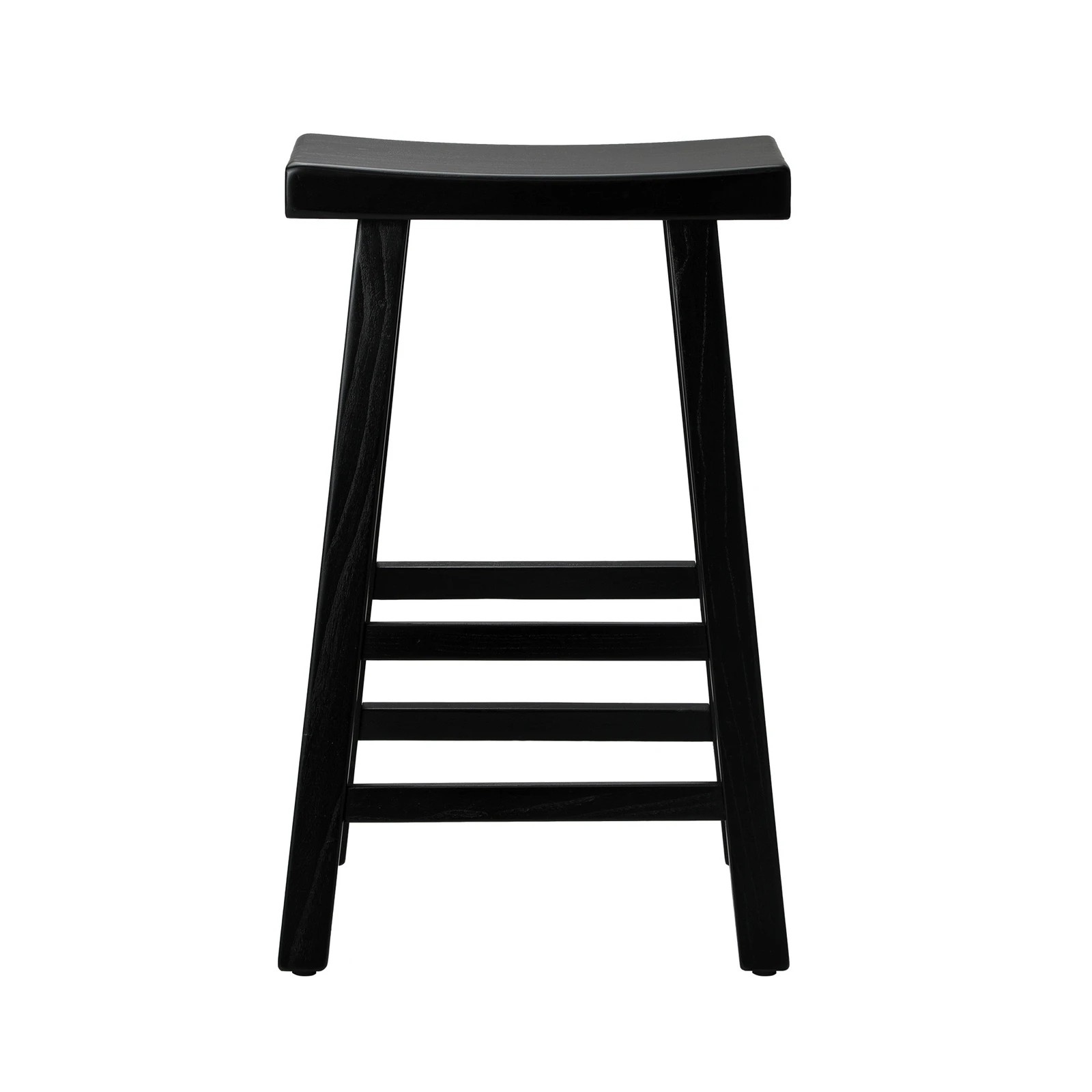 7 Oikiture 4x Bar Stools Kitchen Stool Wooden Counter Chairs Barstools
 - Black, 7 of 10